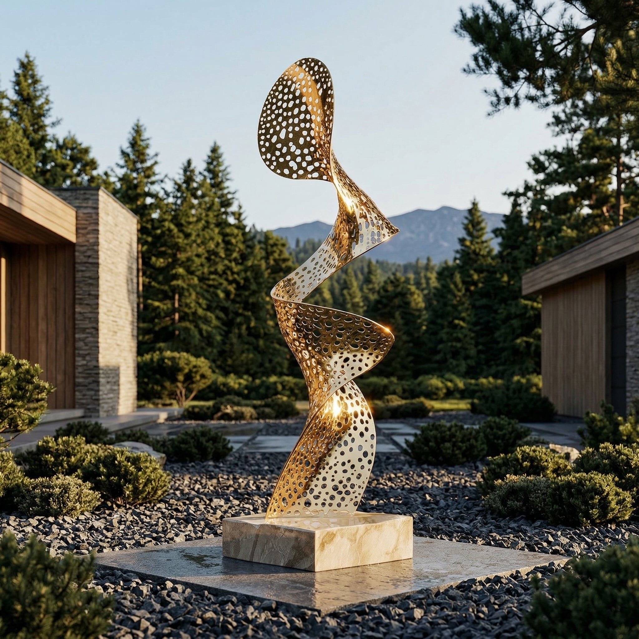 Vela-Stainless-Steel-Abstract-Ribbon-Sculpture-Perforated-Garden-Form-VSSSSS-394-04