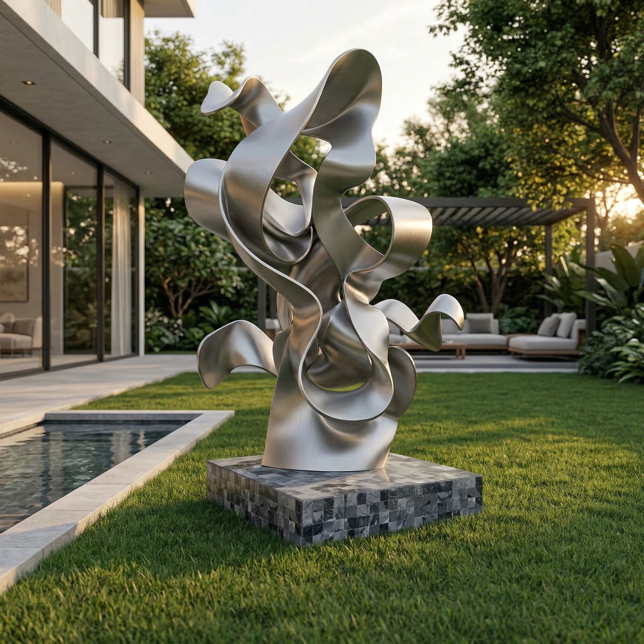 Vela-Stainless-Steel-Abstract-Ribbon-Sculpture-Poolside-VSSSS-731-02
