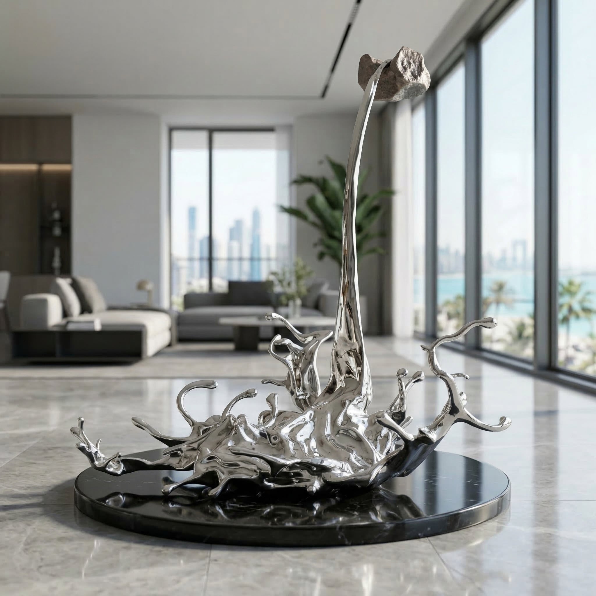 Vela-Stainless-Steel-Abstract-Sculpture-Branching-Placement-VSSSS-7845-01