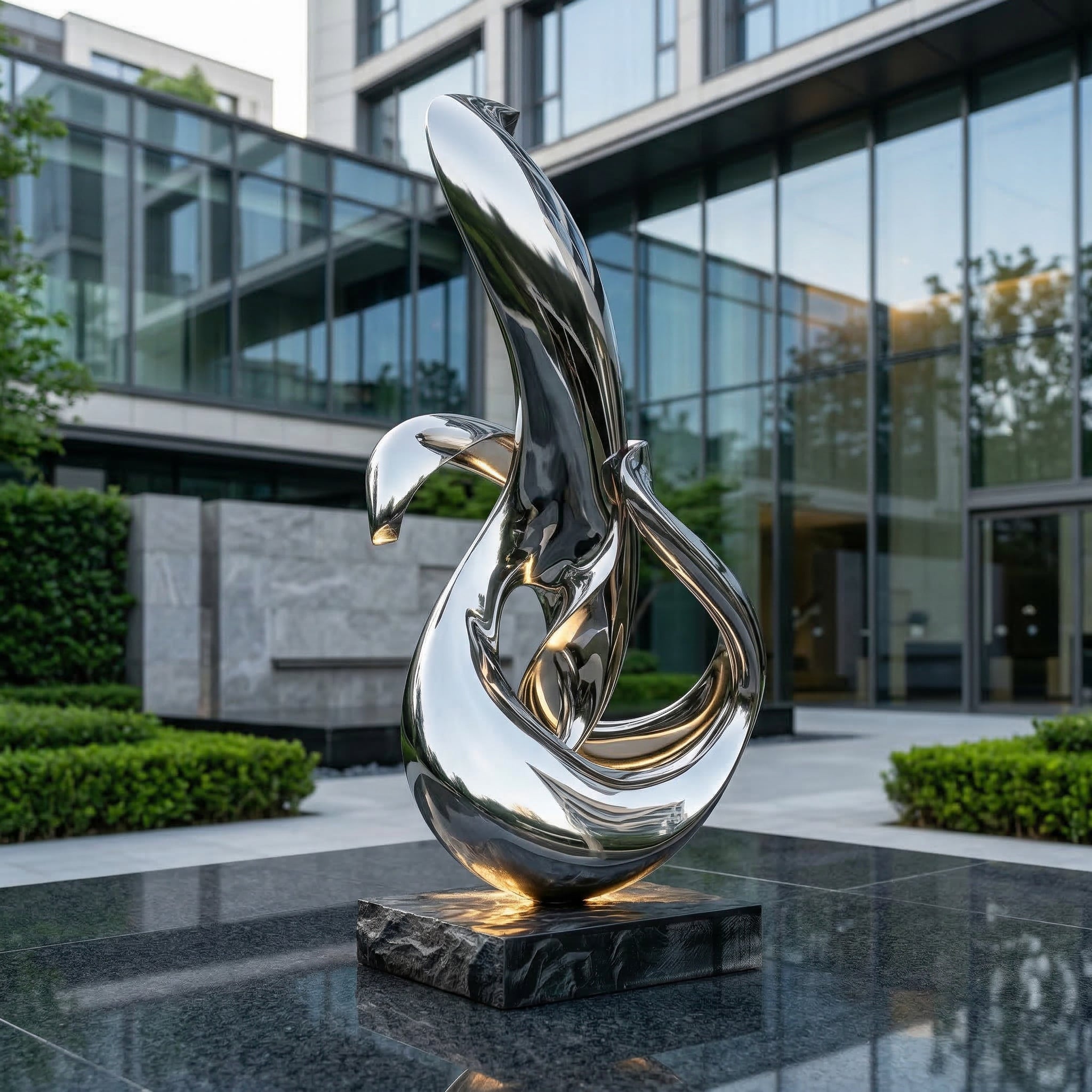 Vela Stainless Steel Abstract Sculpture Entrance Statement VSSSS-7649