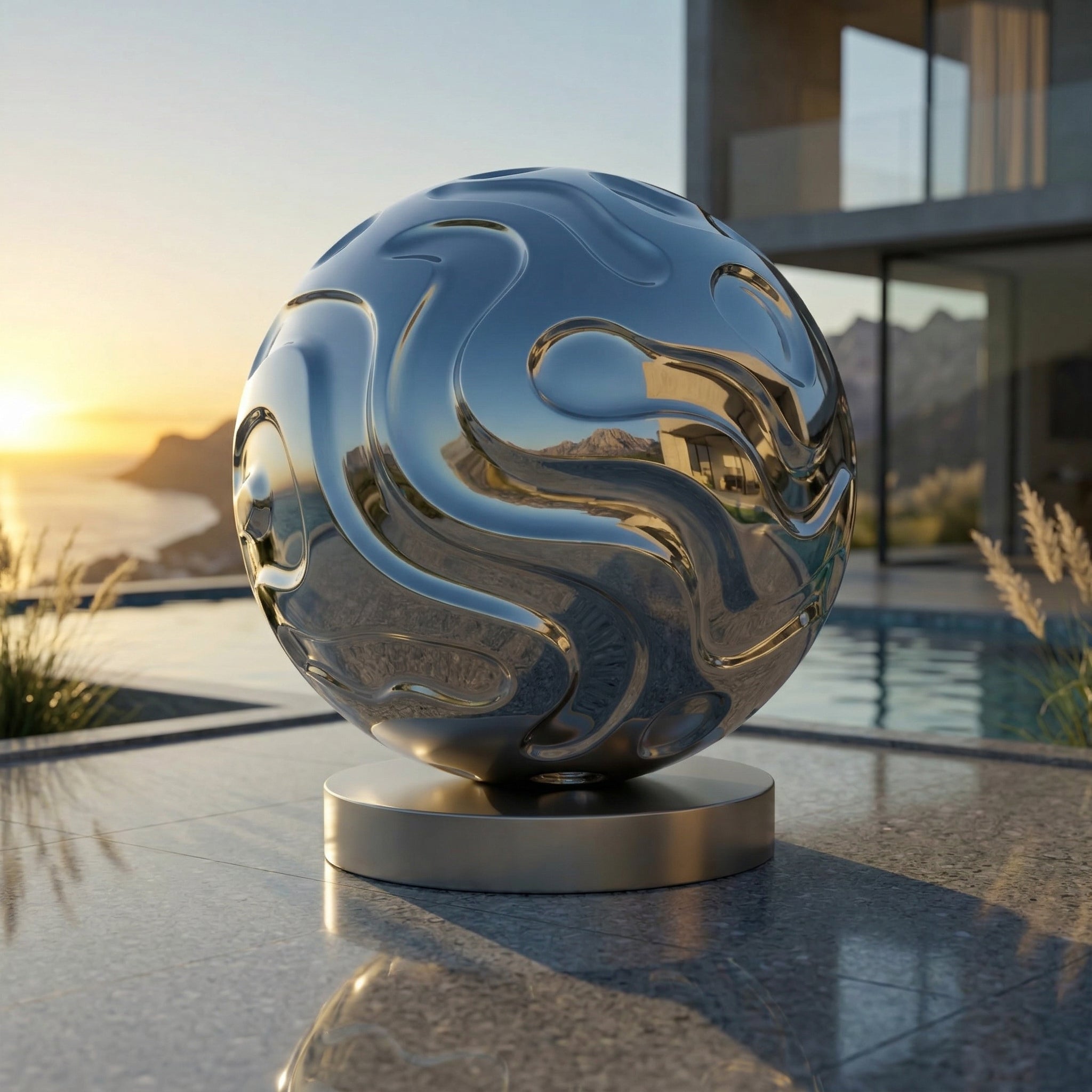 Vela-Stainless-Steel-Abstract-Sculpture-Fluid-Form-VSSSS-2468-01