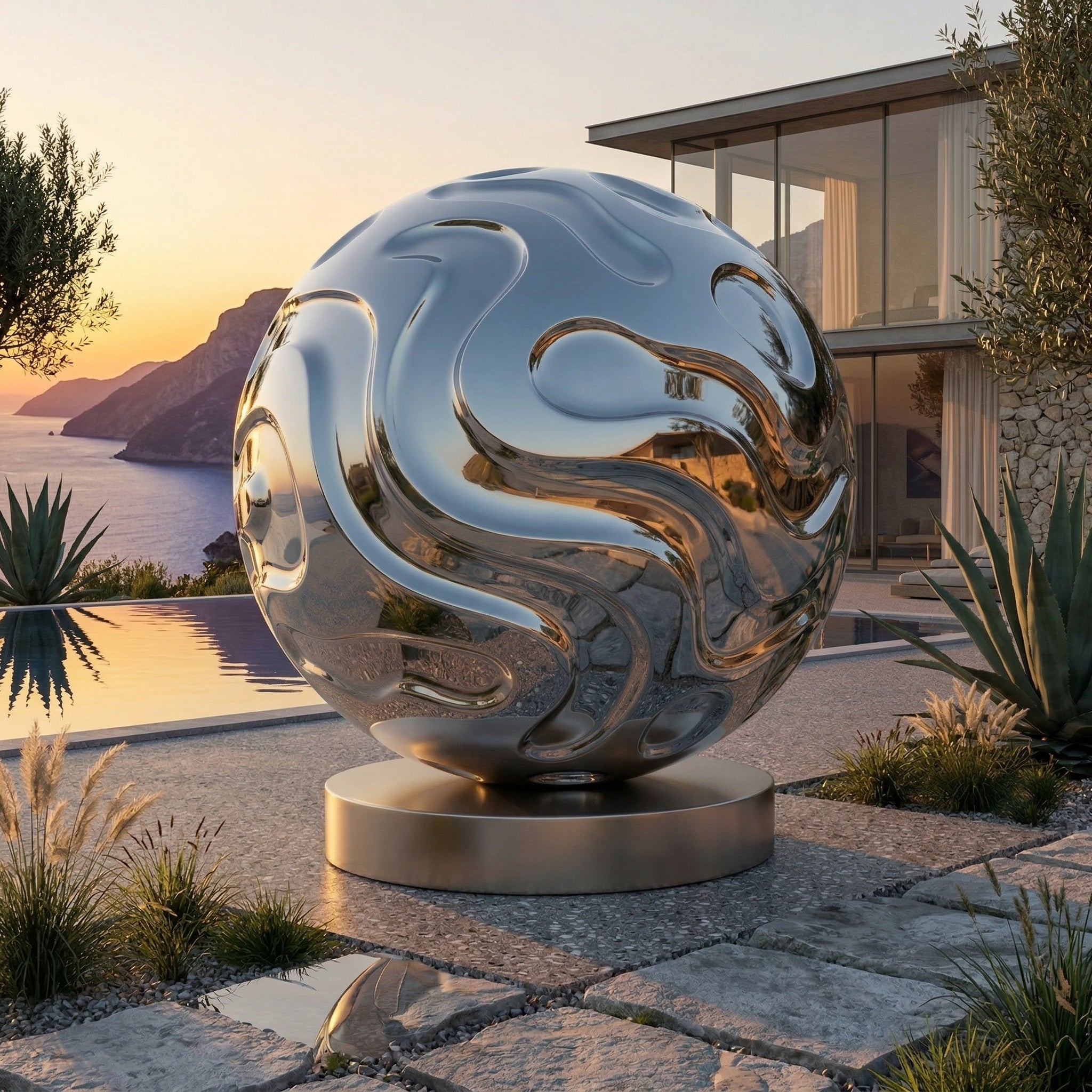 Vela-Stainless-Steel-Abstract-Sculpture-Fluid-Form-VSSSS-2468-02
