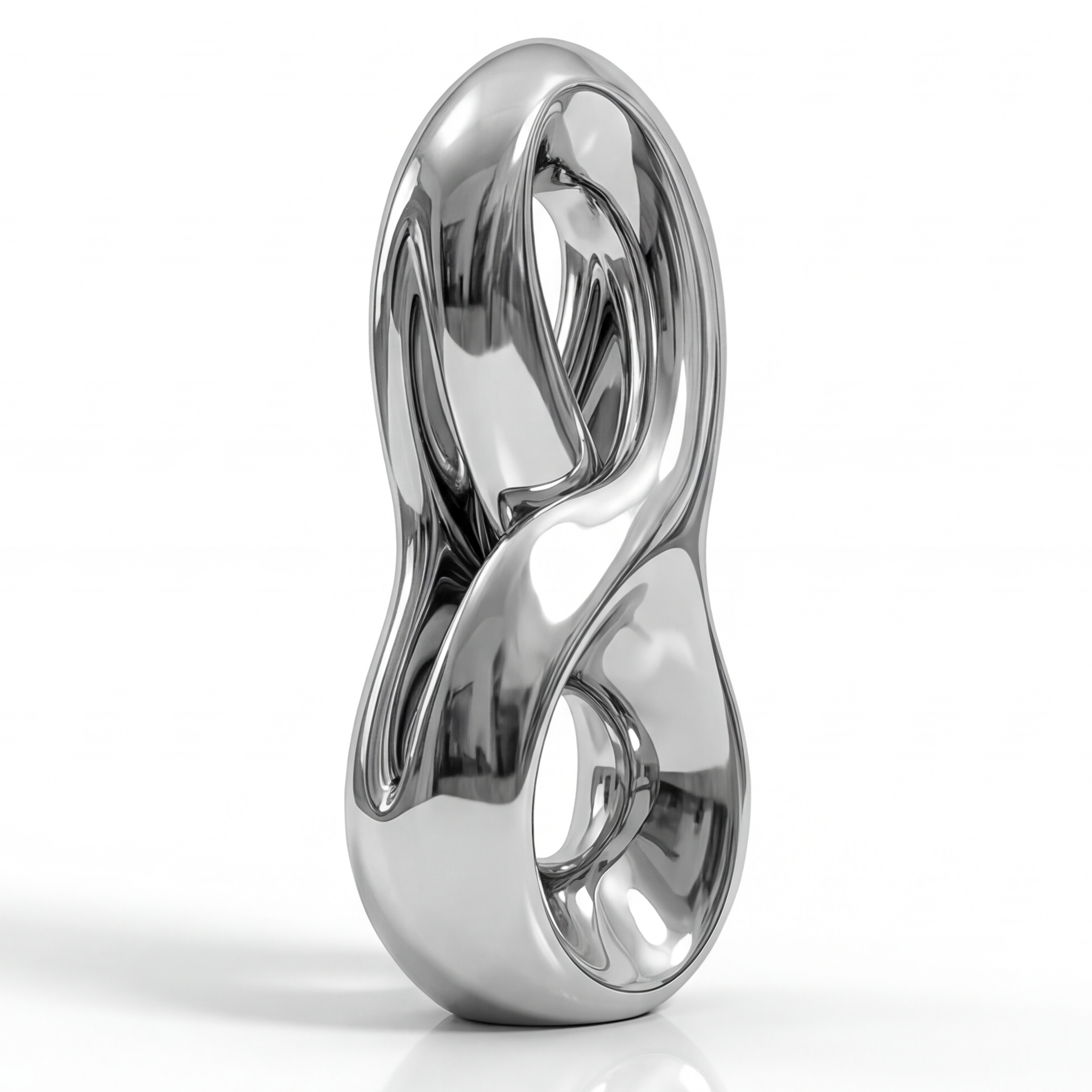 Vela-Stainless-Steel-Abstract-Sculpture-Interlocking-Ovals-Statement-Piece-VSSSS-8427-02