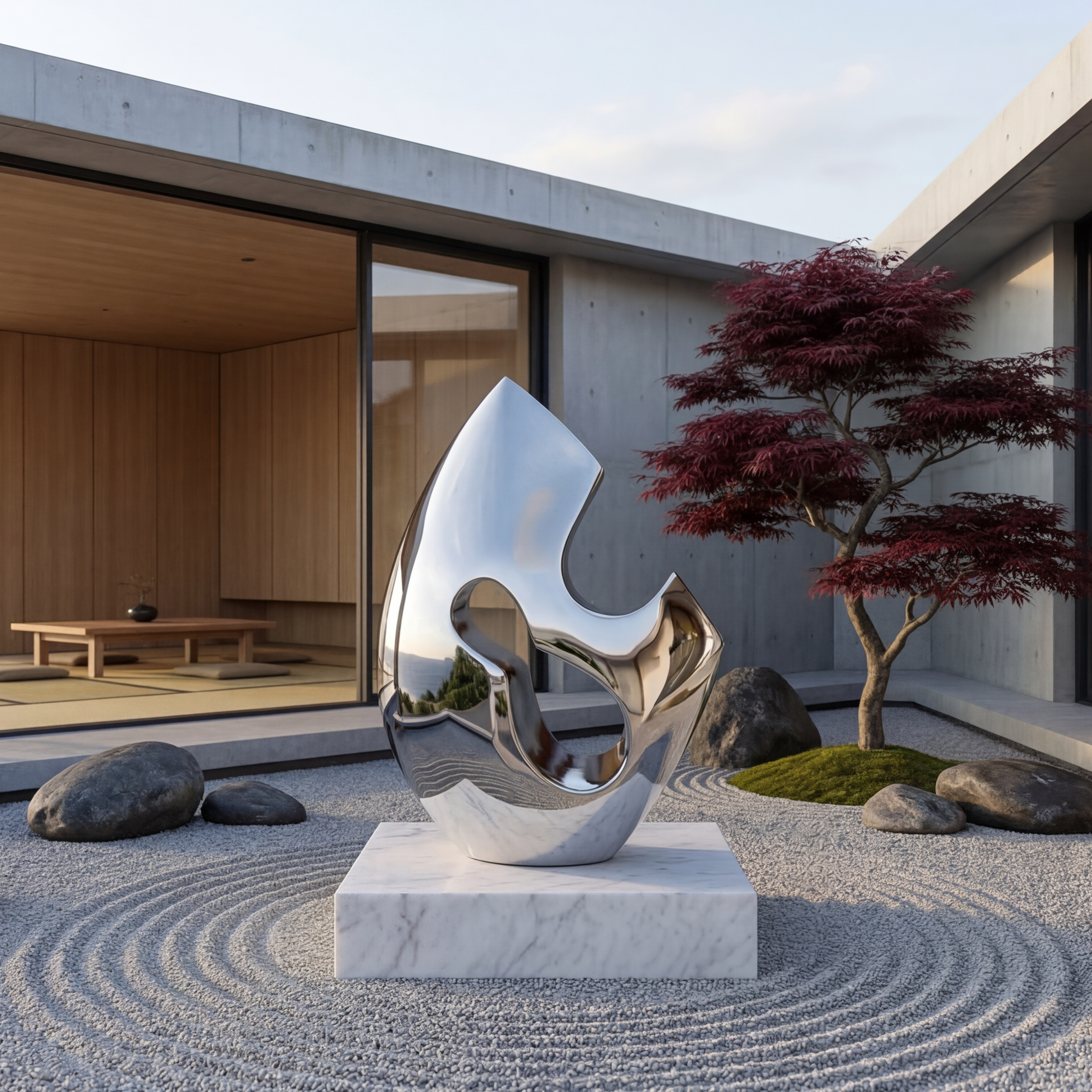 Vela-Stainless-Steel-Abstract-Sculpture-Looped-Form-VSSSS-7063-02