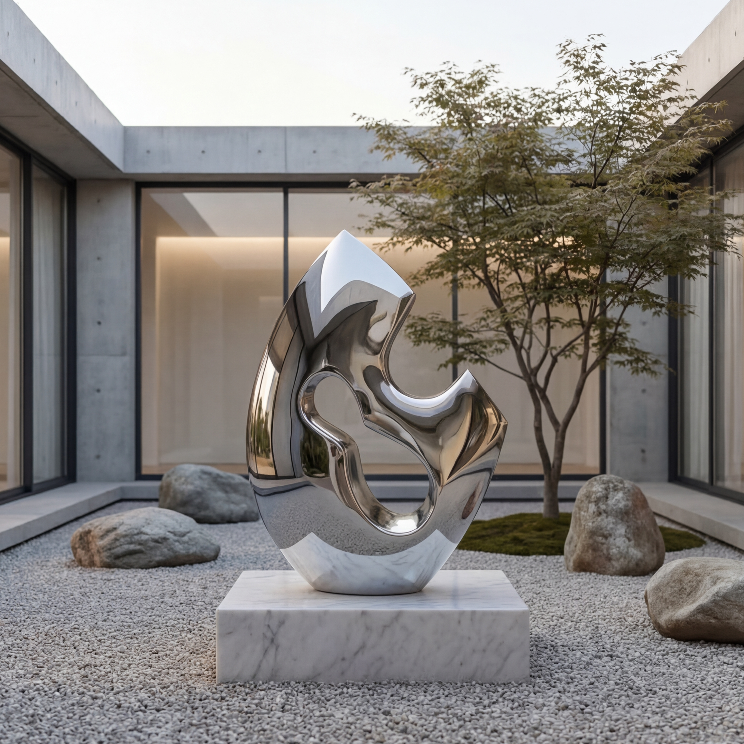 Vela-Stainless-Steel-Abstract-Sculpture-Looped-Form-VSSSS-7063-05