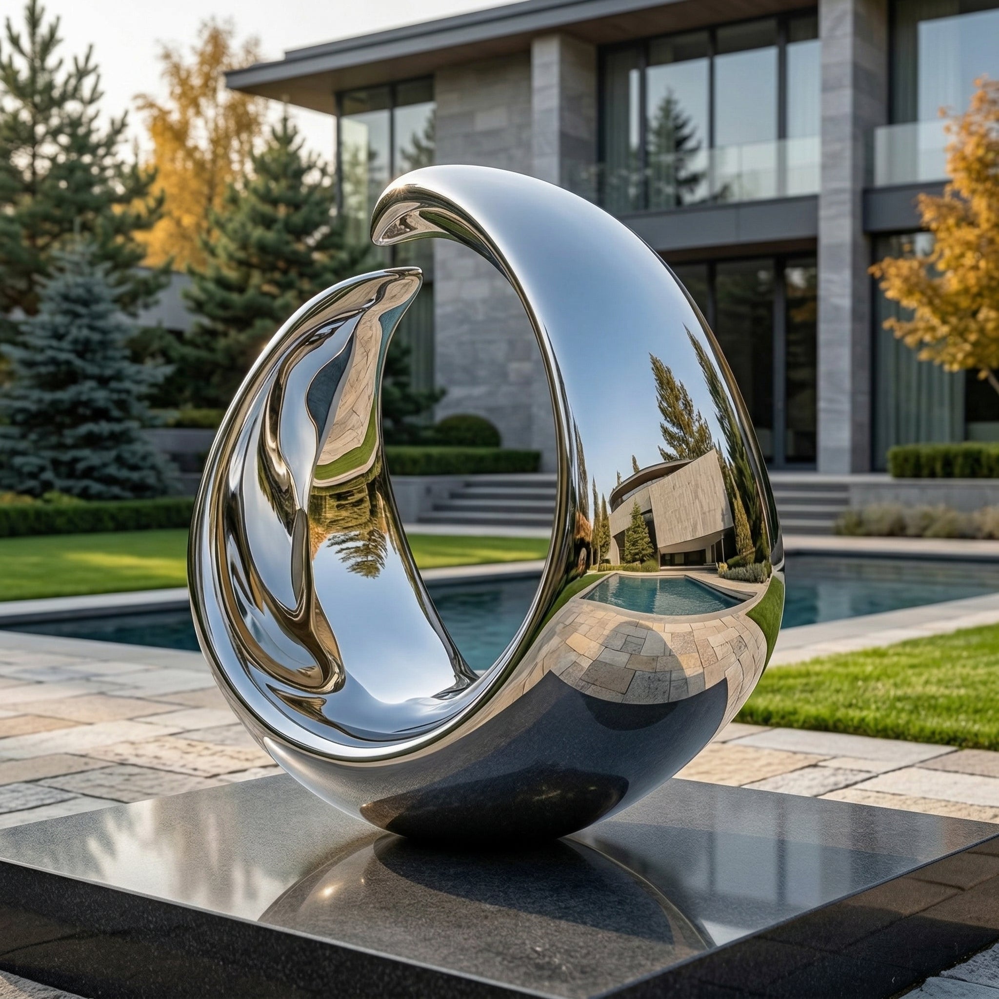Vela-Stainless-Steel-Abstract-Sculpture-Looping-Geometric-Form-VSSSS-6051-04