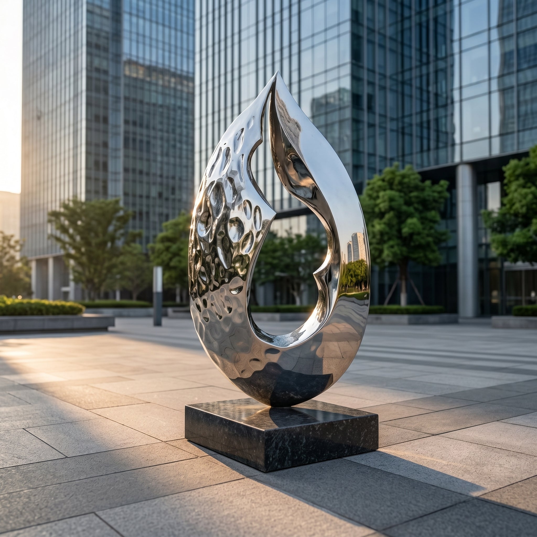Vela-Stainless-Steel-Abstract-Sculpture-Perforated-Courtyard-Form-VSSSS-1542-03