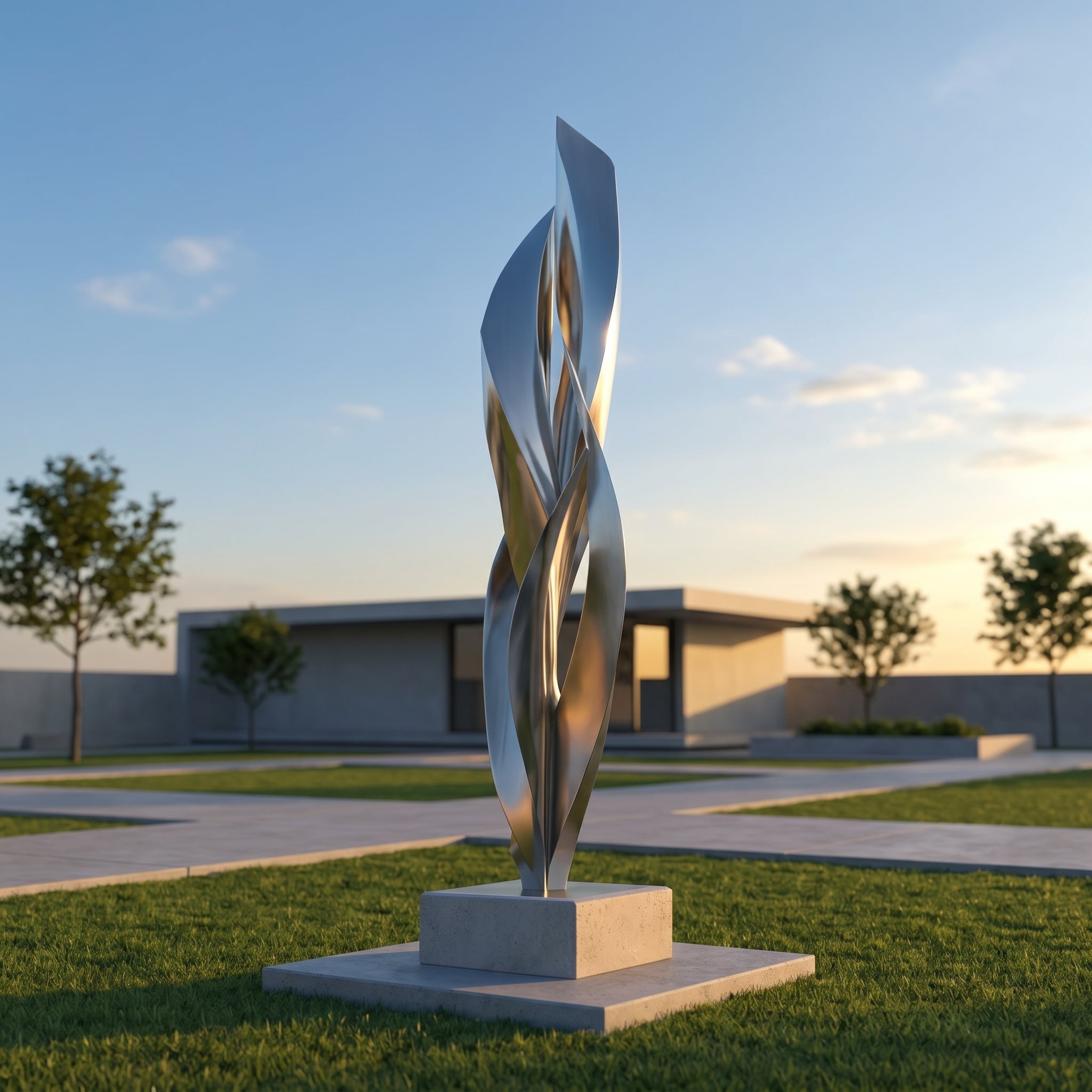 Vela-Stainless-Steel-Abstract-Sculpture-Spiral-Form-VSSSS-5087-01