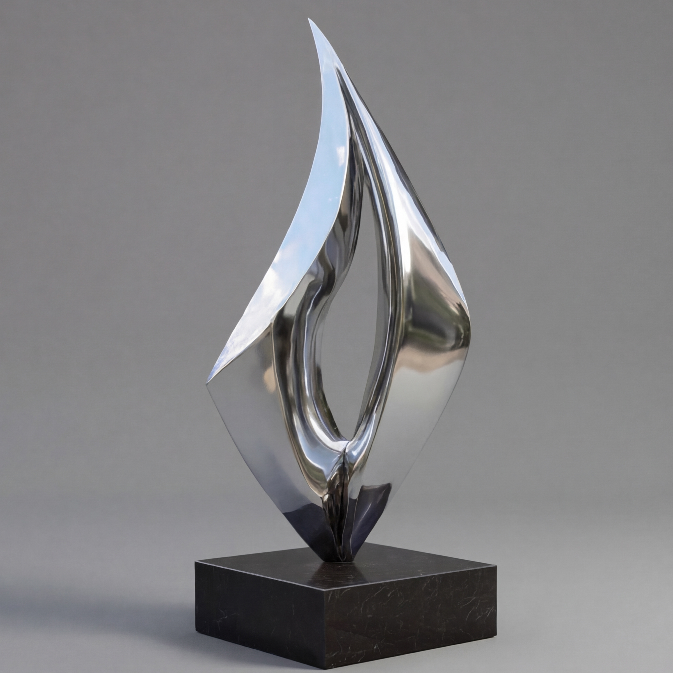 Vela Stainless Steel Abstract Sculpture Sweeping Vertical Form VSSSS-3198
