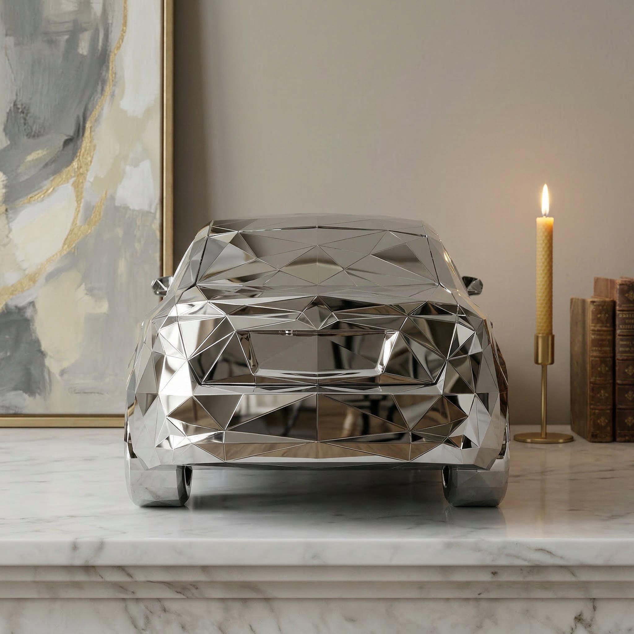 Vela Stainless Steel Abstract Sculpture Tabletop VSSS-6247