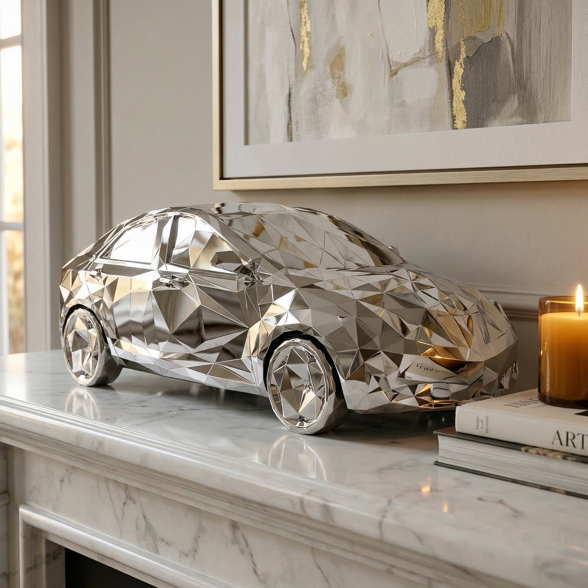 Vela Stainless Steel Abstract Sculpture Tabletop VSSS-6247