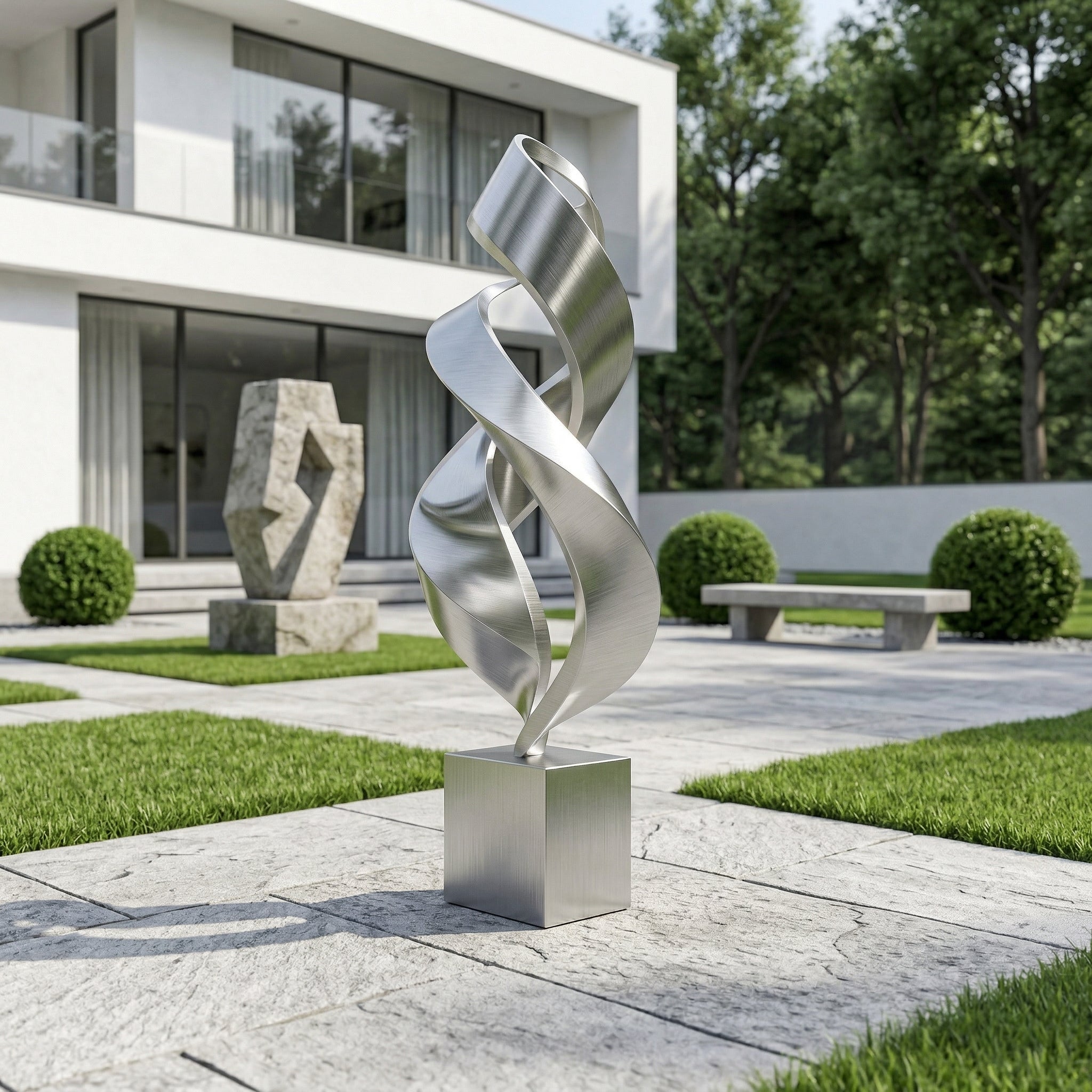 Vela-Stainless-Steel-Abstract-Spiral-Sculpture-Plinth-Mounted-VSSSS-846-03