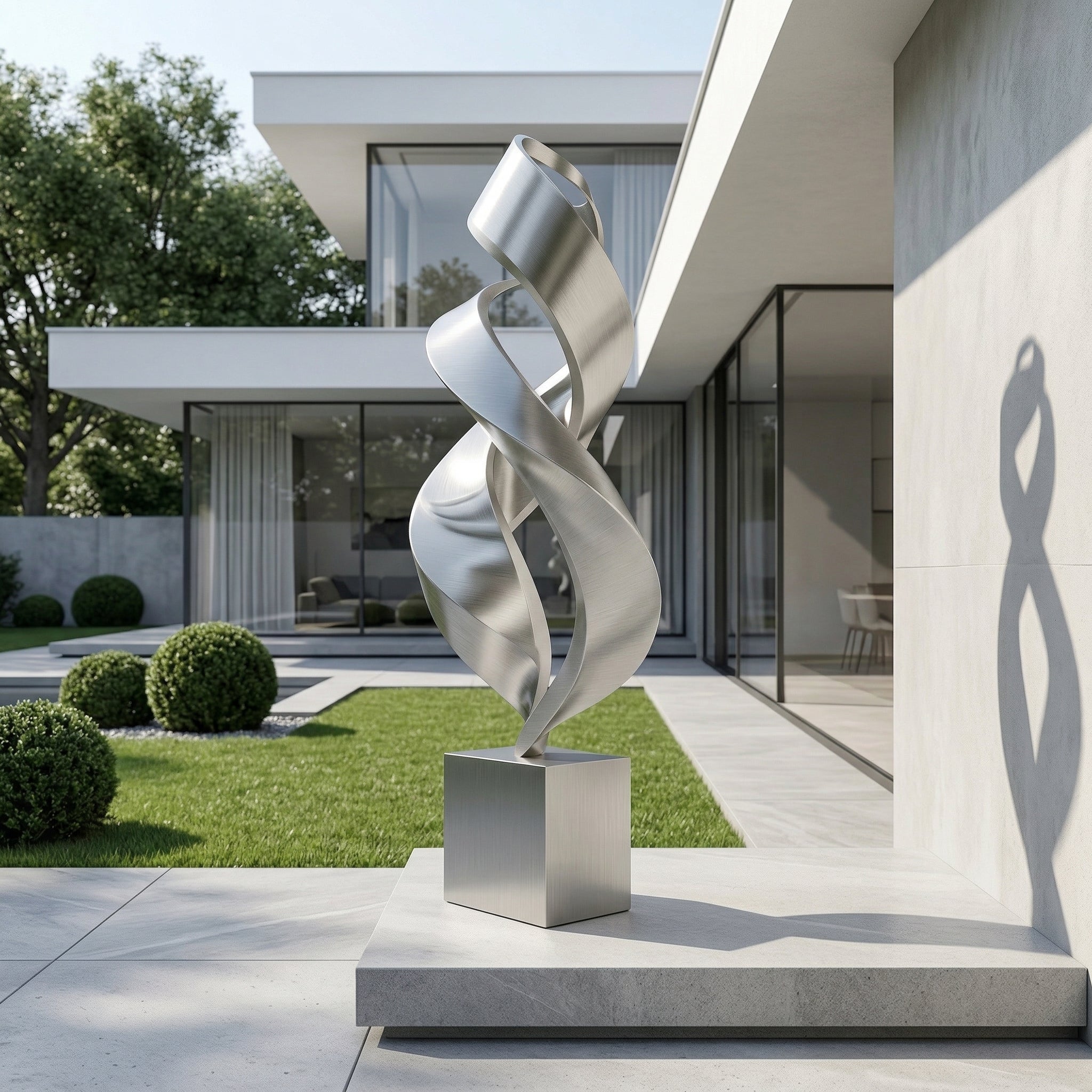 Vela-Stainless-Steel-Abstract-Spiral-Sculpture-Plinth-Mounted-VSSSS-846-04