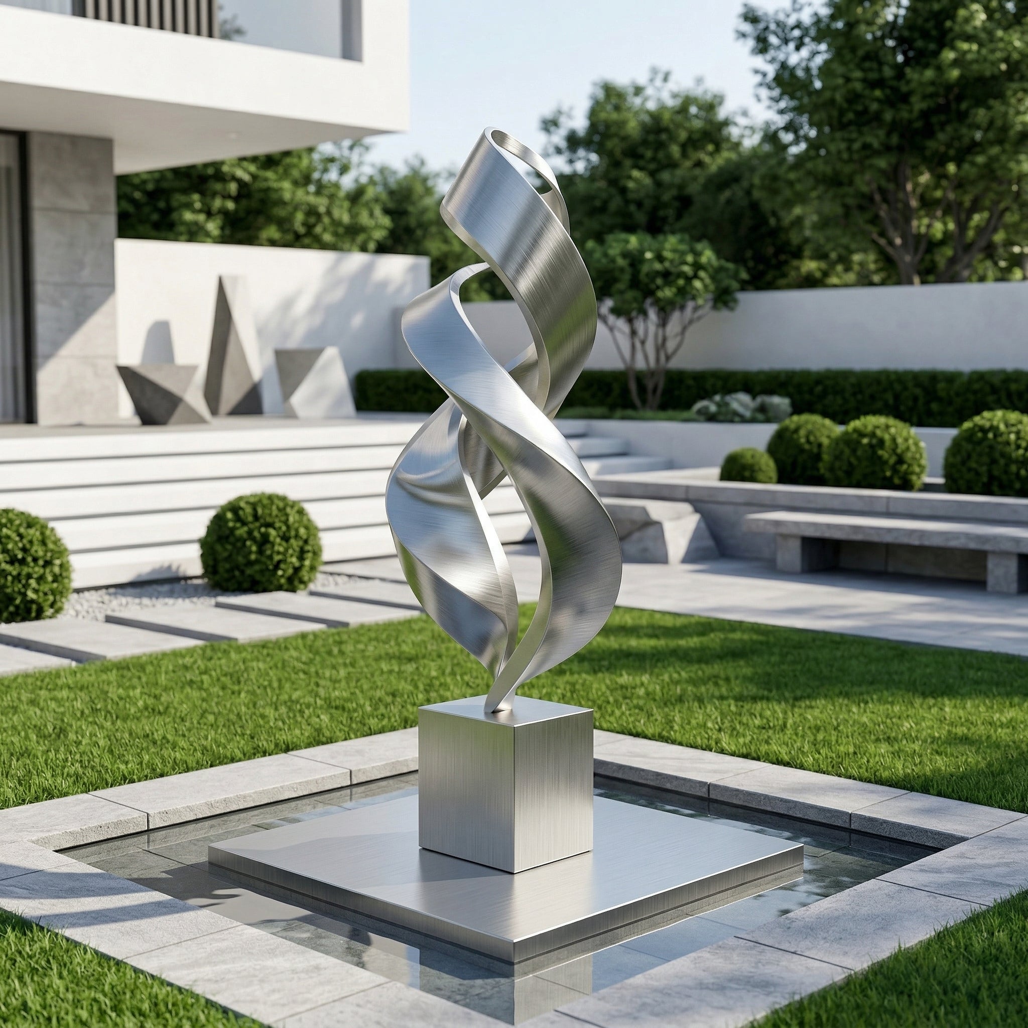 Vela-Stainless-Steel-Abstract-Spiral-Sculpture-Plinth-Mounted-VSSSS-846-05