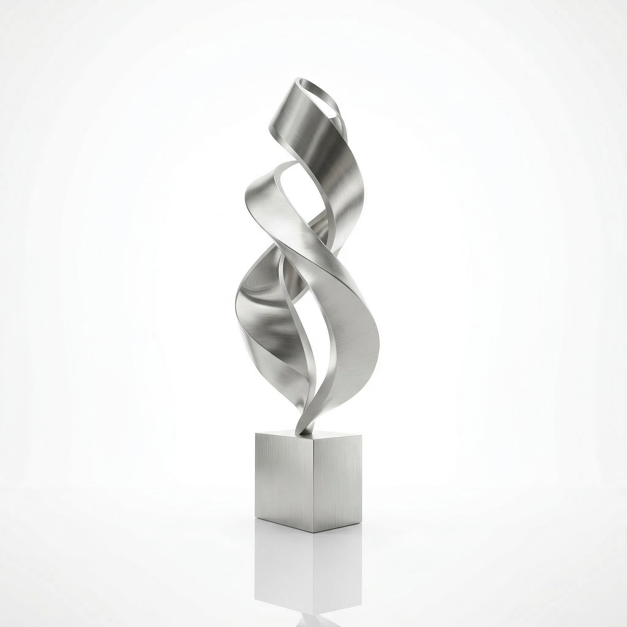 Vela-Stainless-Steel-Abstract-Spiral-Sculpture-Plinth-Mounted-VSSSS-846-06