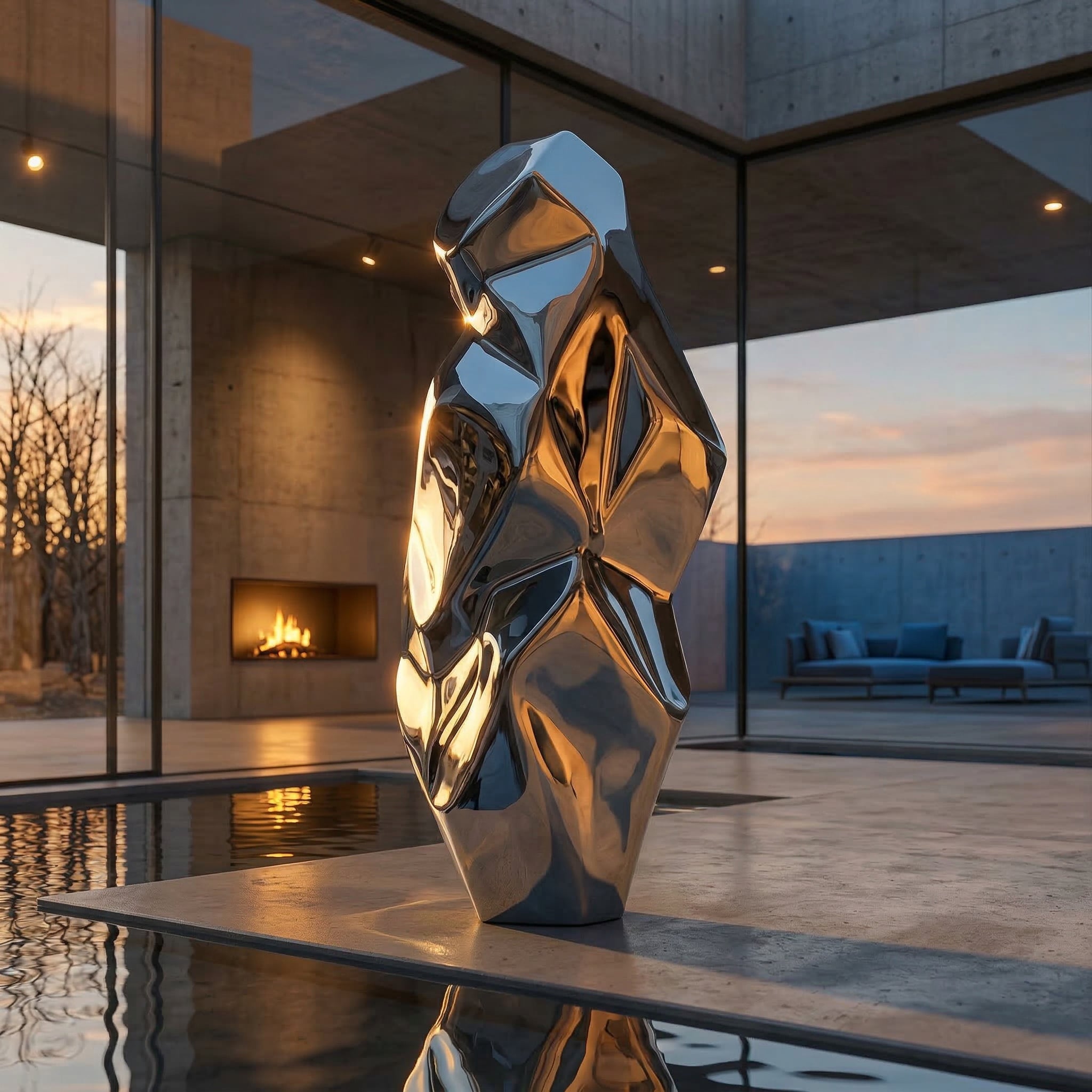 Vela-Stainless-Steel-Abstract-Torso-Sculpture-Poolside-Folded-Monolith-VSSSS-392-02