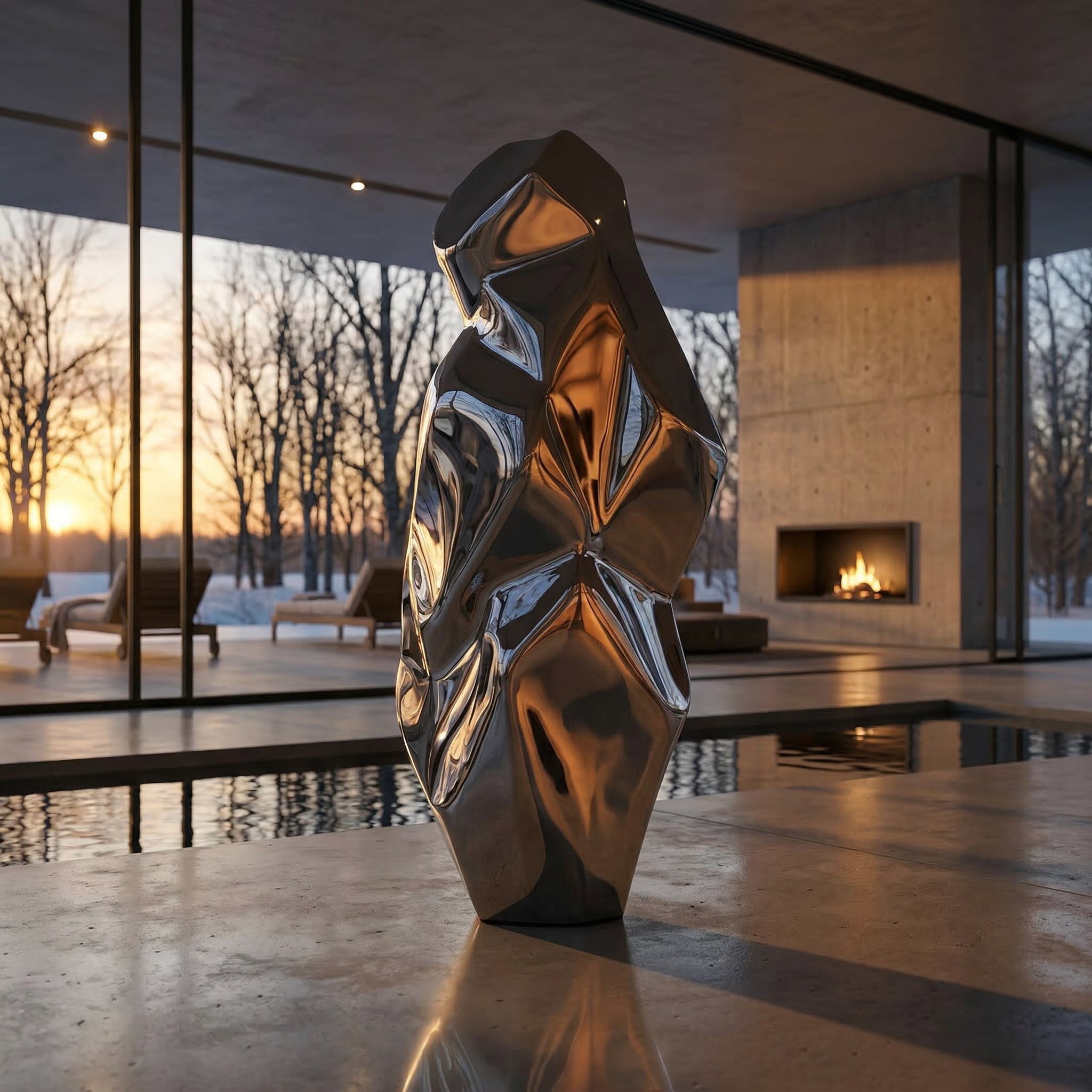 Vela-Stainless-Steel-Abstract-Torso-Sculpture-Poolside-Folded-Monolith-VSSSS-392-03