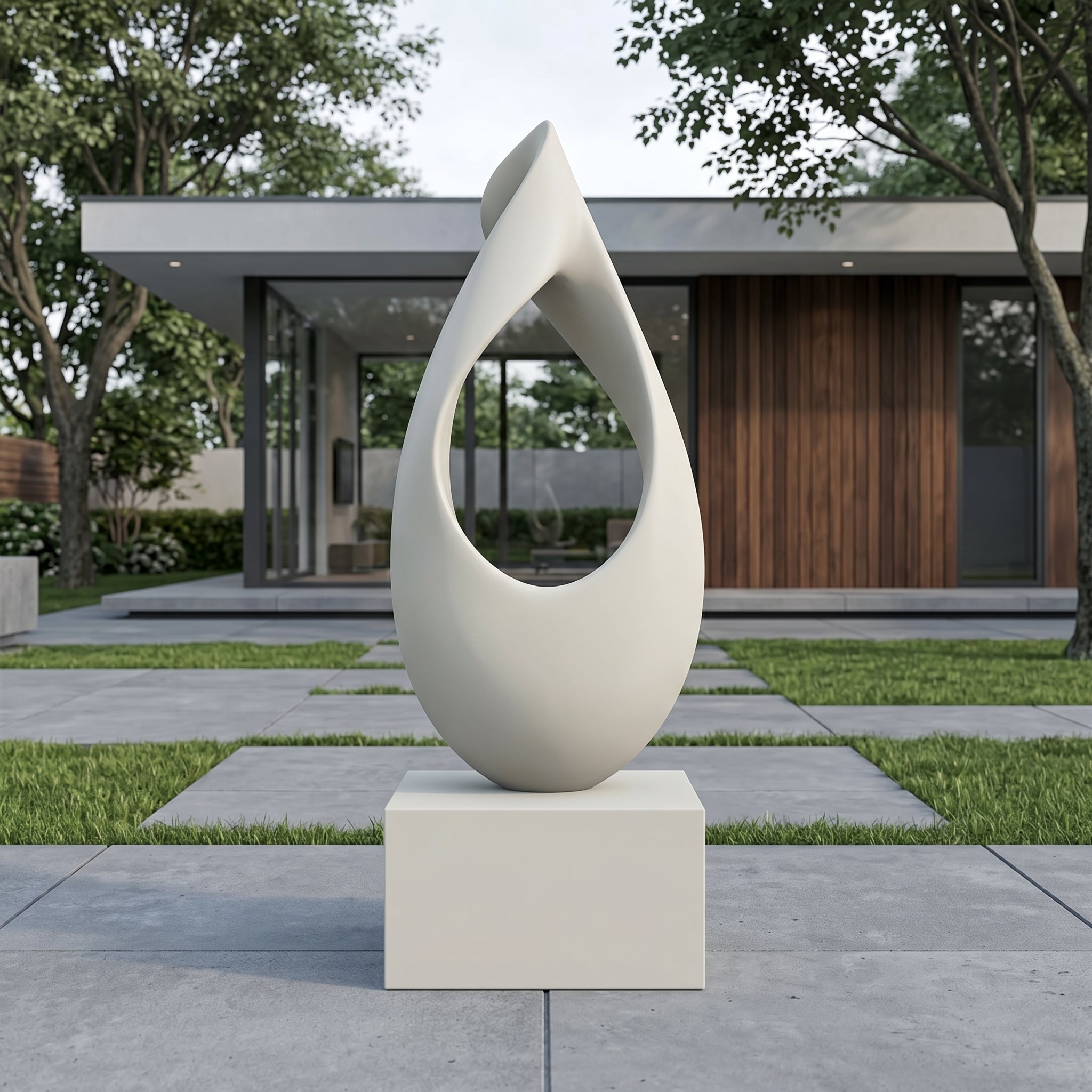 Vela-Stainless-Steel-Architectural-Geometric-Sculpture-Loop-Form-VSSSS-4826-01