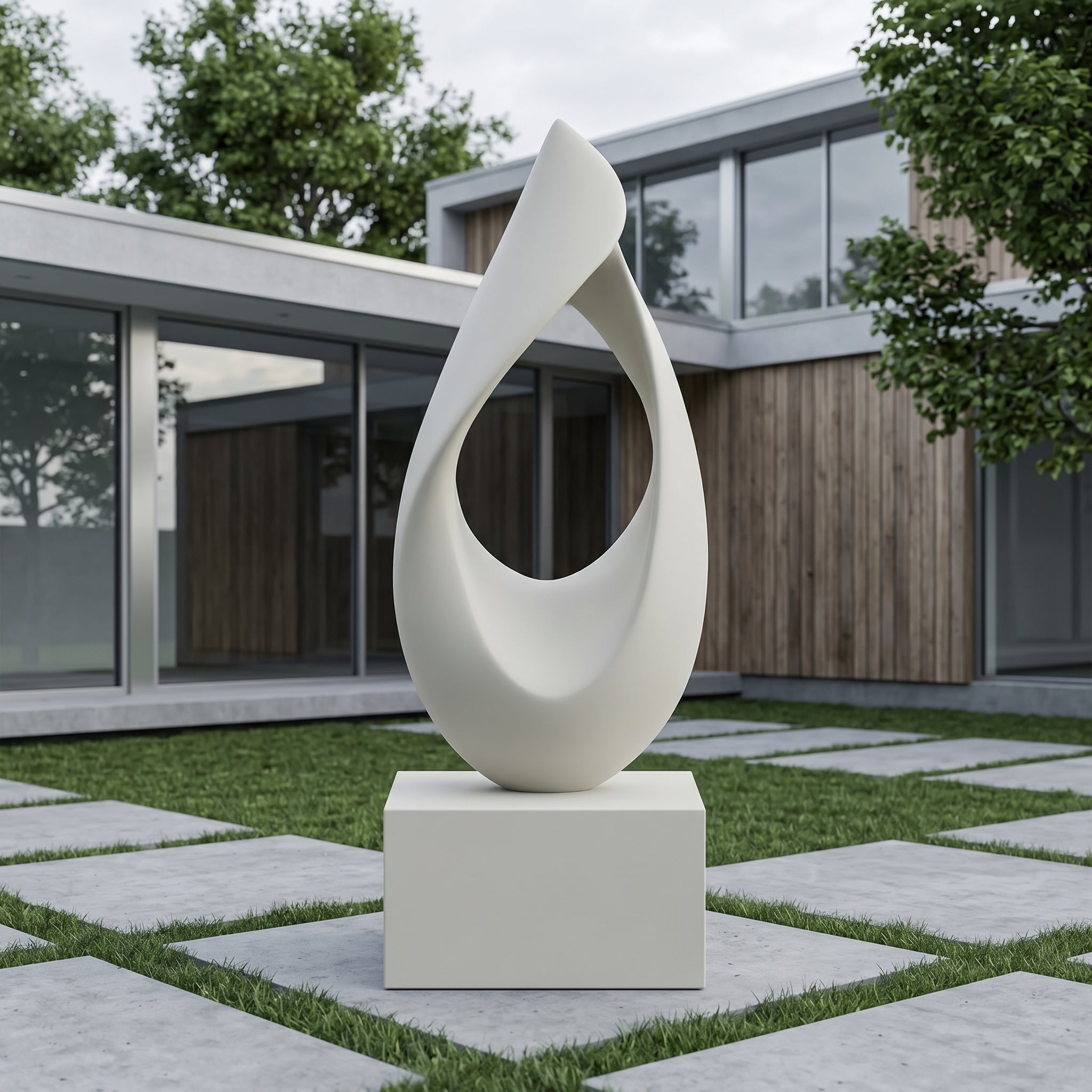 Vela-Stainless-Steel-Architectural-Geometric-Sculpture-Loop-Form-VSSSS-4826-04