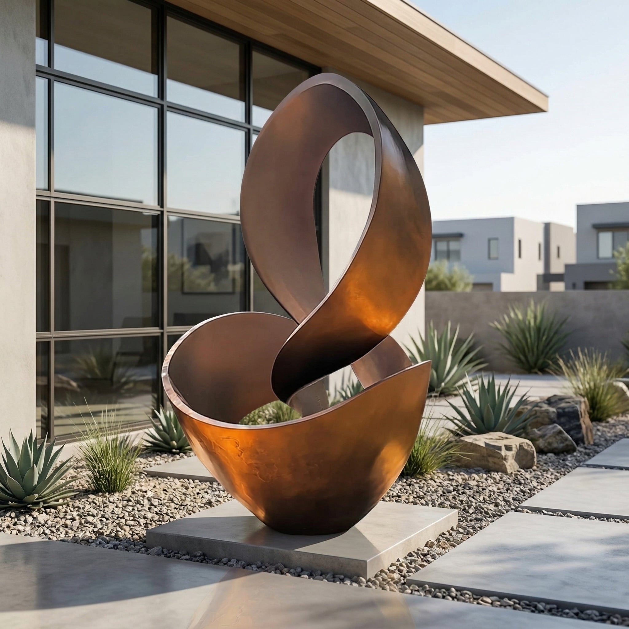 Vela-Stainless-Steel-Architectural-Geometric-Sculpture-Open-Loop-VSSS-7154-01