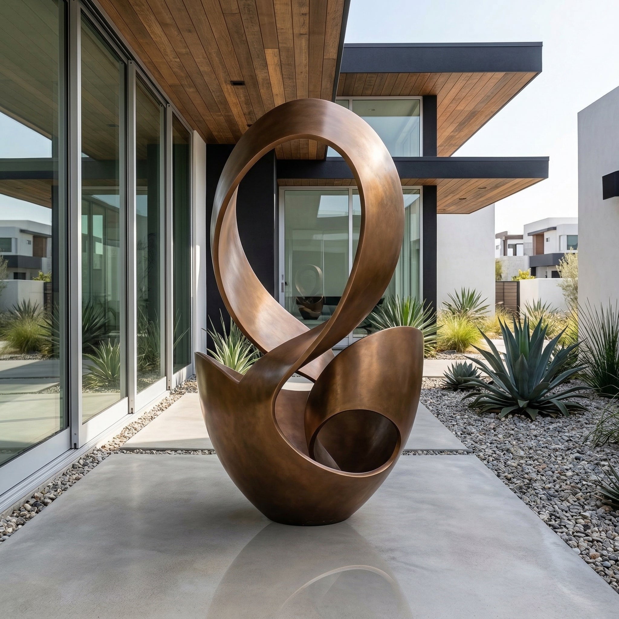 Vela-Stainless-Steel-Architectural-Geometric-Sculpture-Open-Loop-VSSS-7154-02