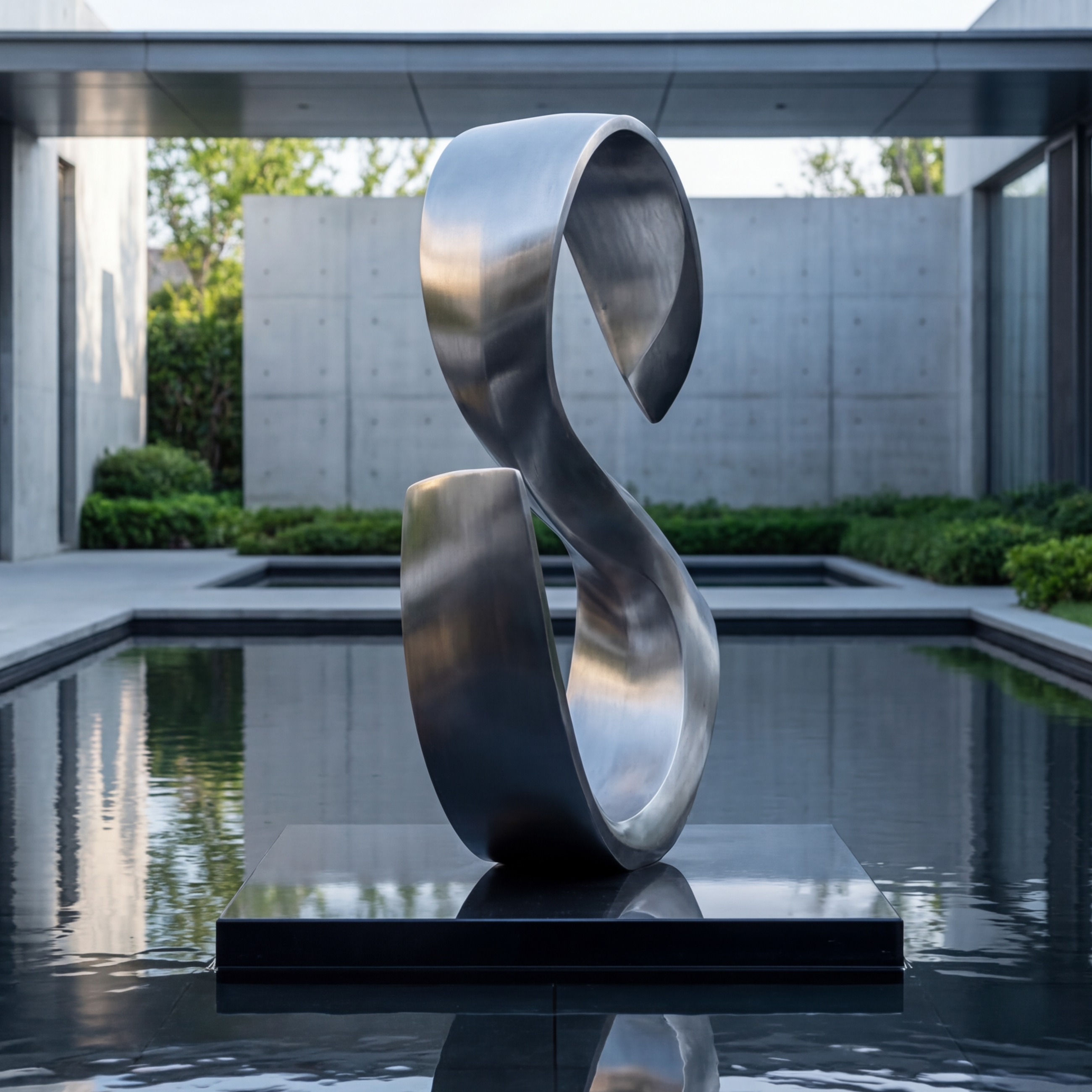 Vela-Stainless-Steel-Architectural-Geometric-Sculpture-Ribbon-Loop-VSSSS-6735-04