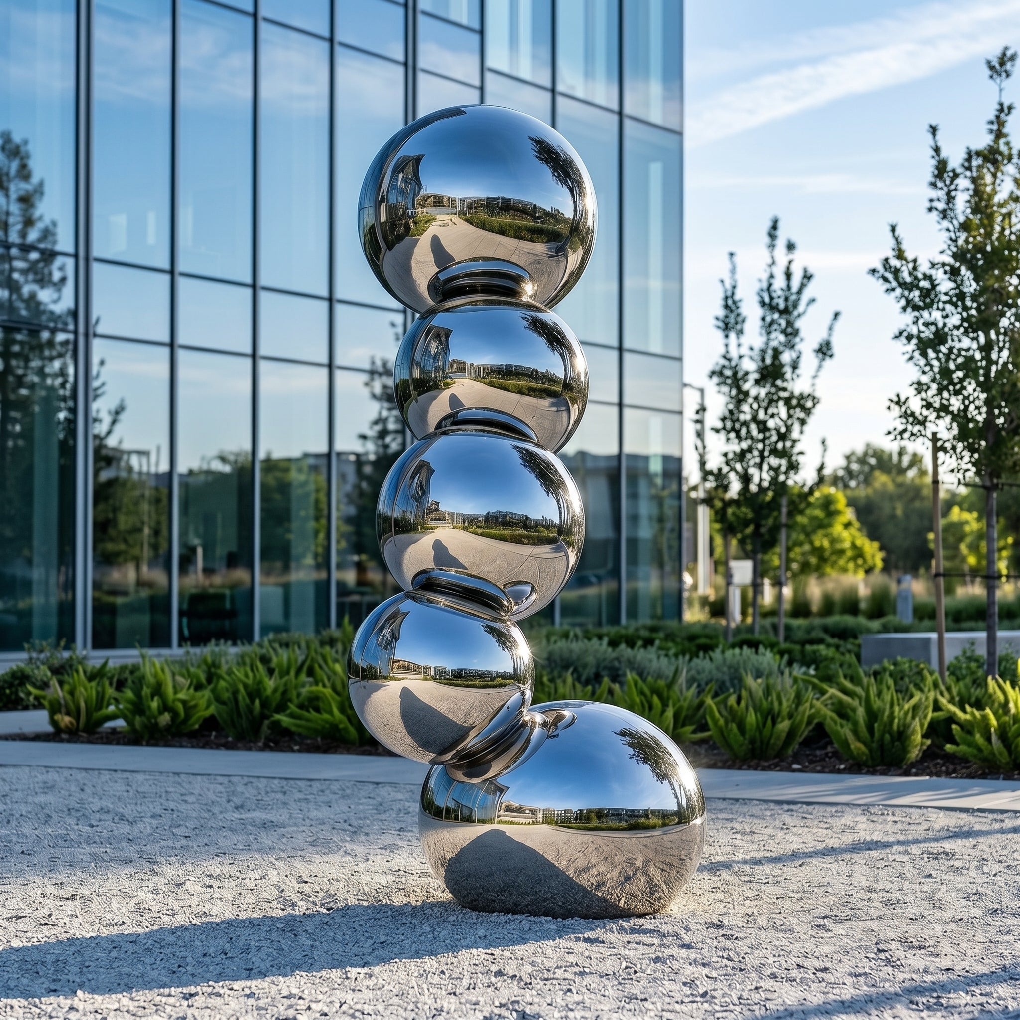 Vela-Stainless-Steel-Architectural-Geometric-Sculpture-Totem-Column-VSSSS-3465-01