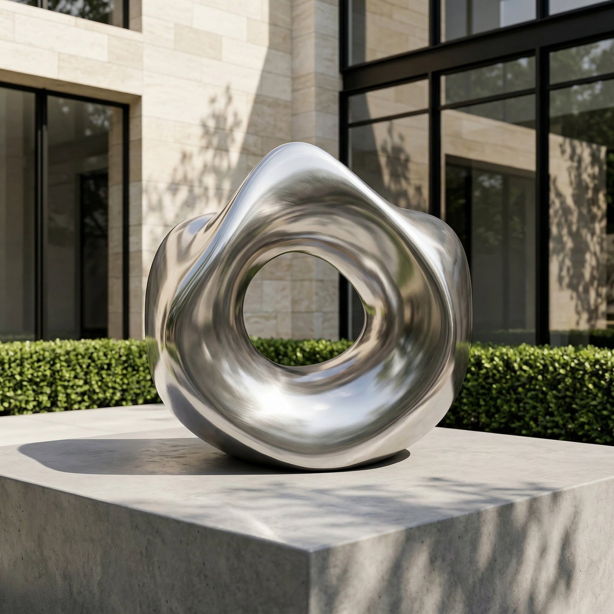 Vela-Stainless-Steel-Biomorphic-Ring-Sculpture-Entrance-Placement-VSSS-6629-01