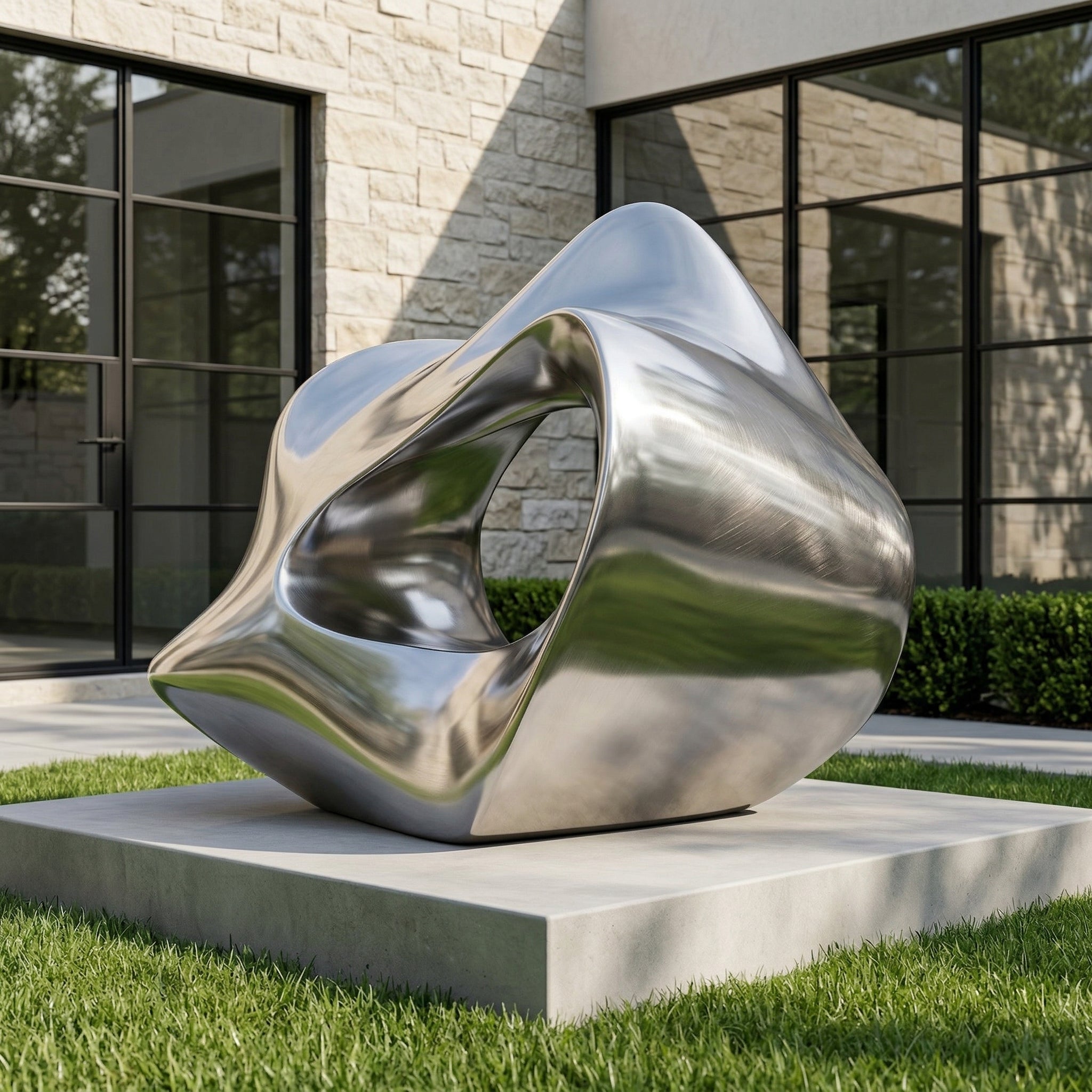 Vela-Stainless-Steel-Biomorphic-Ring-Sculpture-Entrance-Placement-VSSS-6629-02