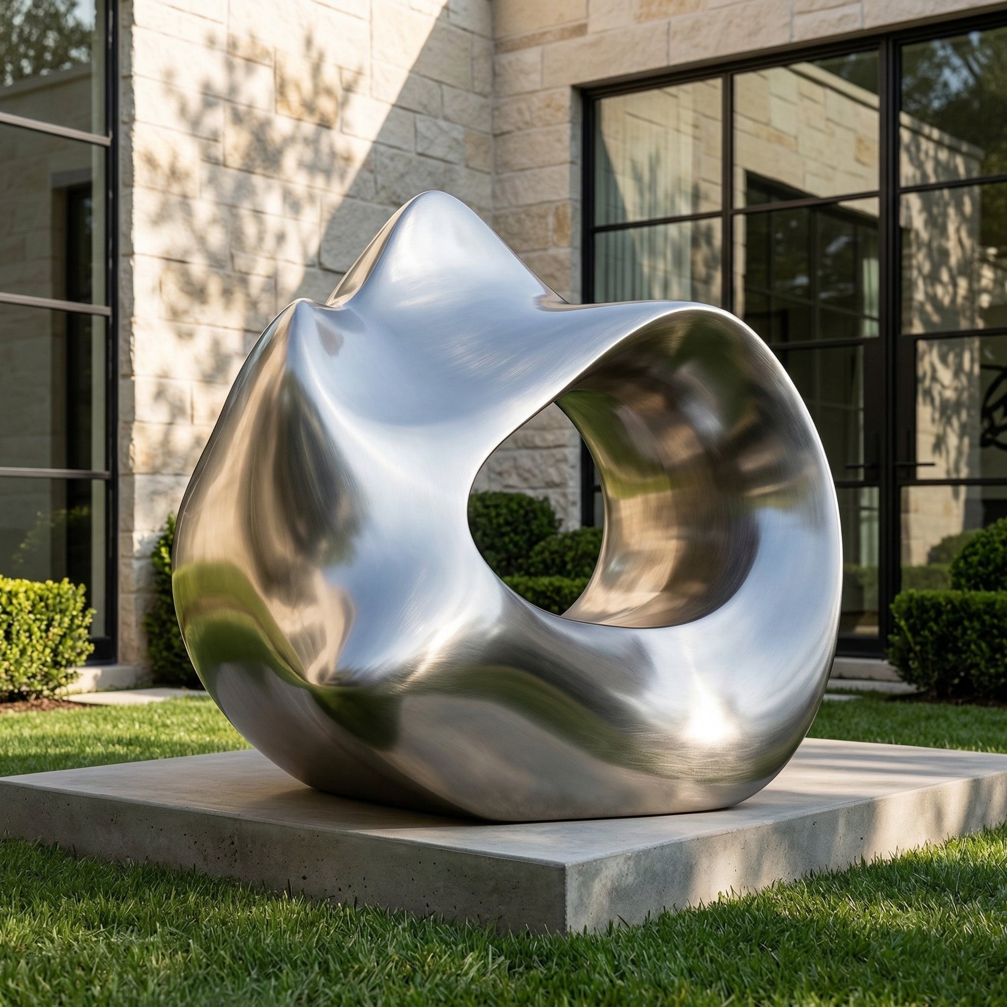 Vela-Stainless-Steel-Biomorphic-Ring-Sculpture-Entrance-Placement-VSSS-6629-03