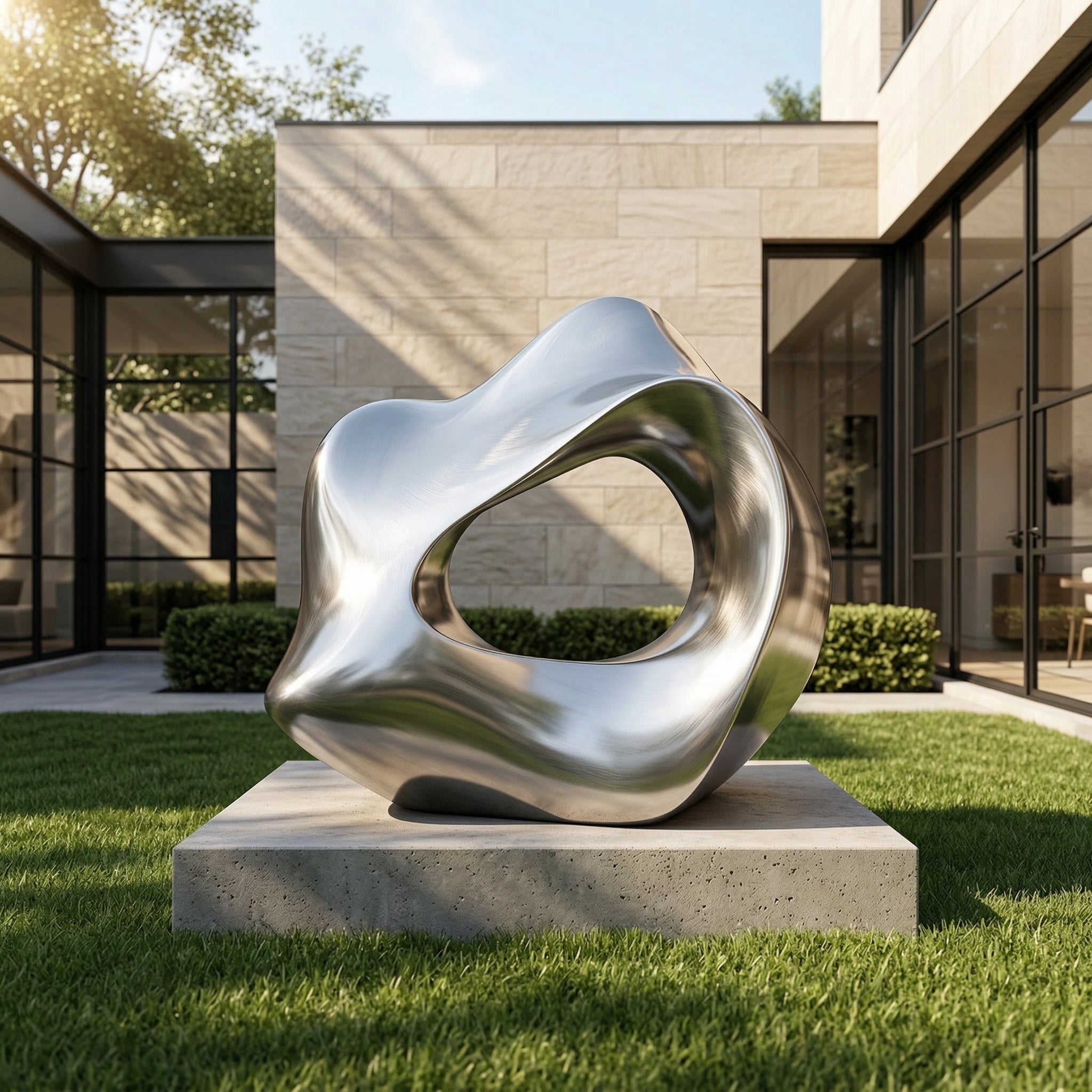Vela-Stainless-Steel-Biomorphic-Ring-Sculpture-Entrance-Placement-VSSS-6629-05