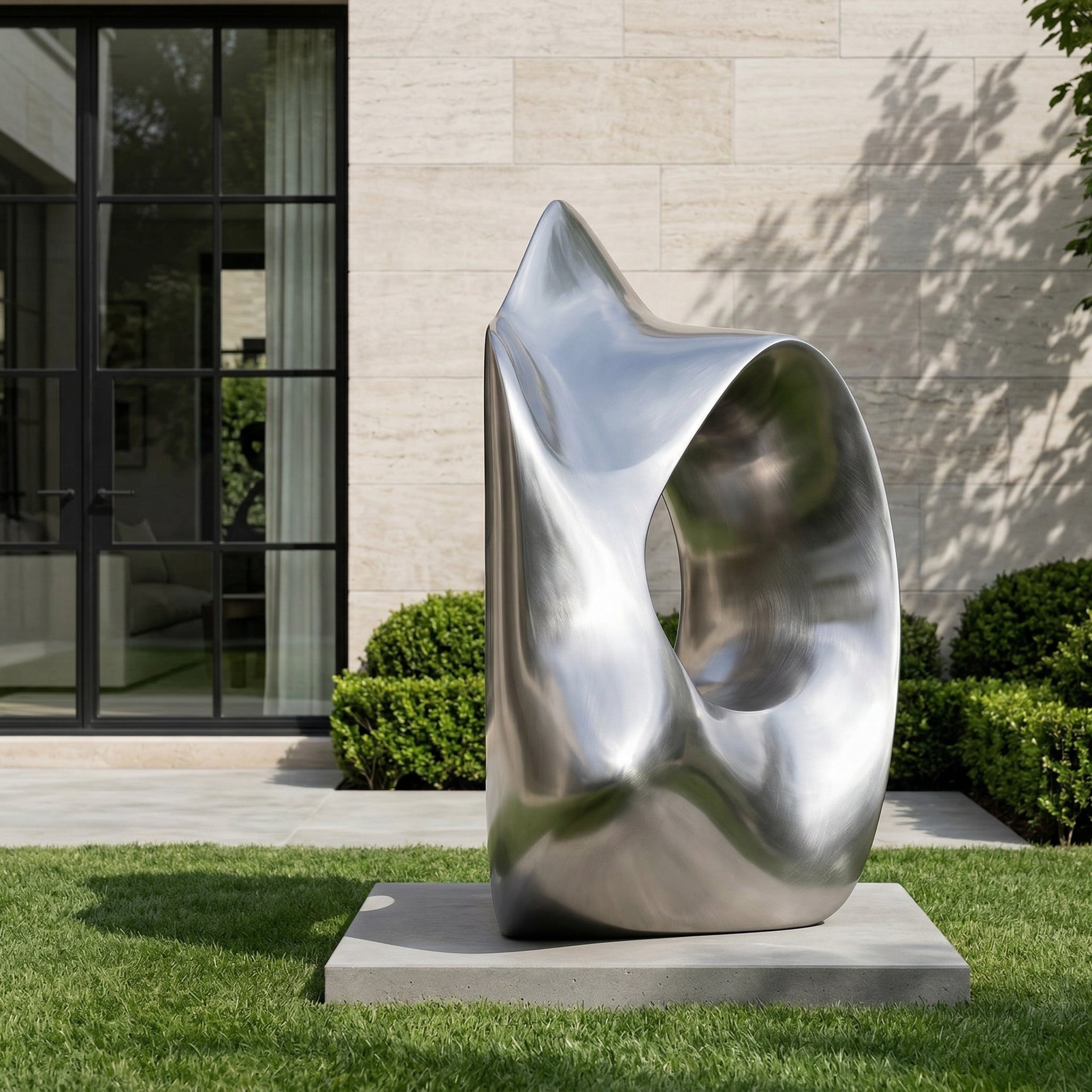 Vela-Stainless-Steel-Biomorphic-Ring-Sculpture-Entrance-Placement-VSSS-6629-08