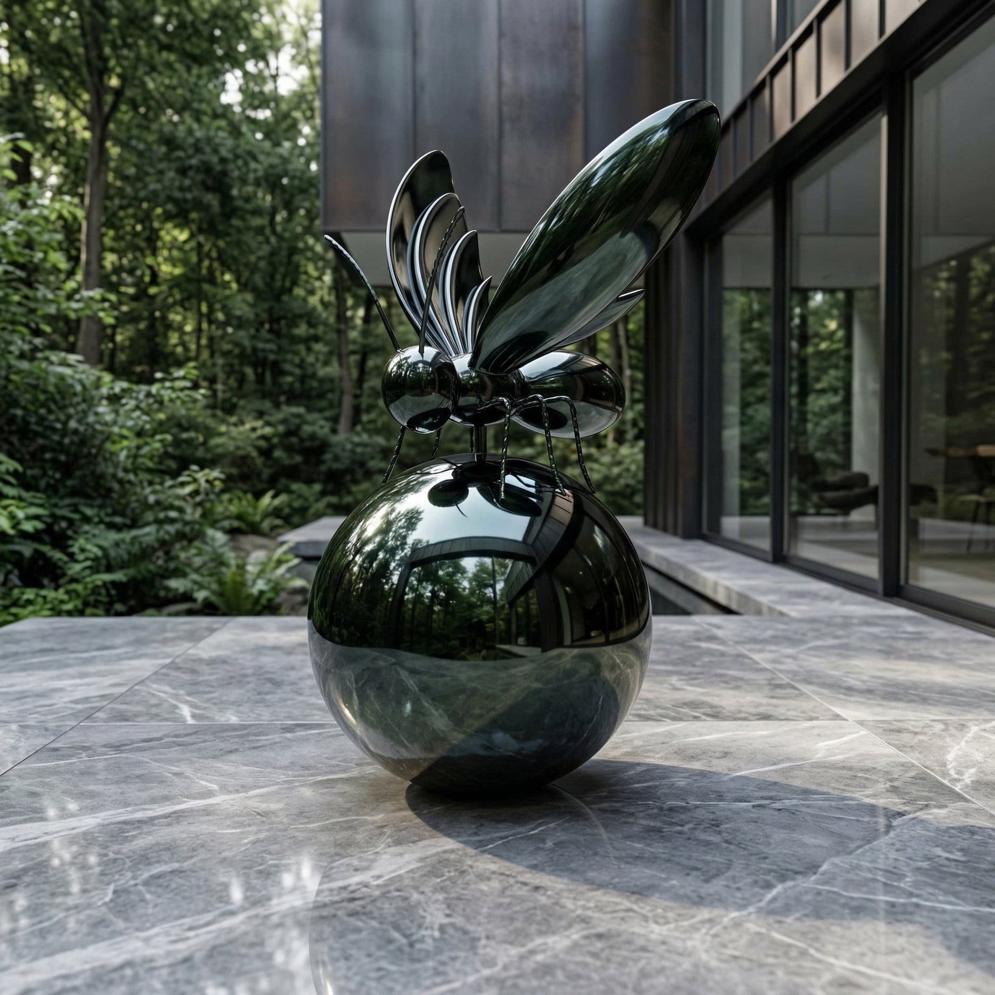 Vela-Stainless-Steel-Butterfly-Sculpture-on-Sphere-VSSS-7419-06