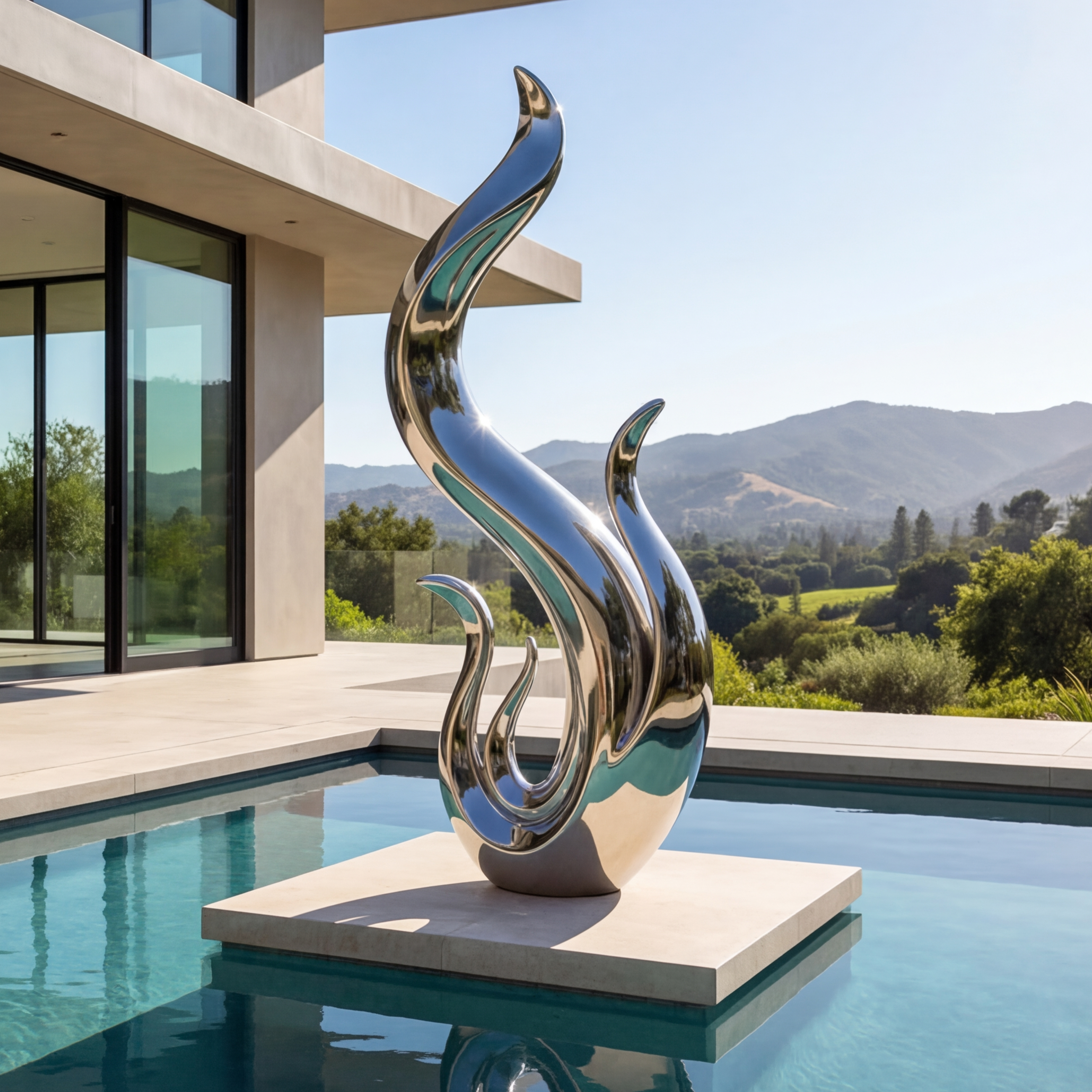 Vela-Stainless-Steel-Flame-Wave-Sculpture-Poolside-Arc-VSSSS-2673-01