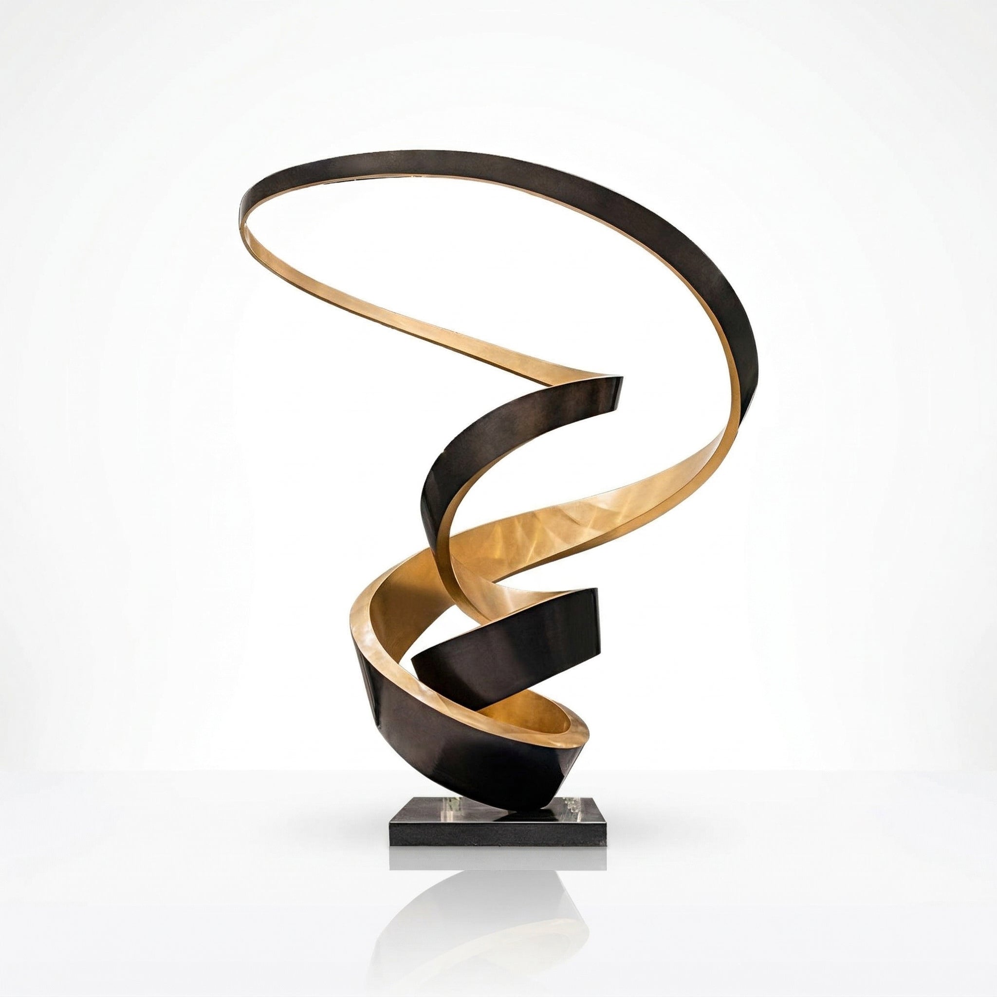 Vela Stainless Steel Infinity Flow Sculpture Ribbon Spiral VSSSS-3584