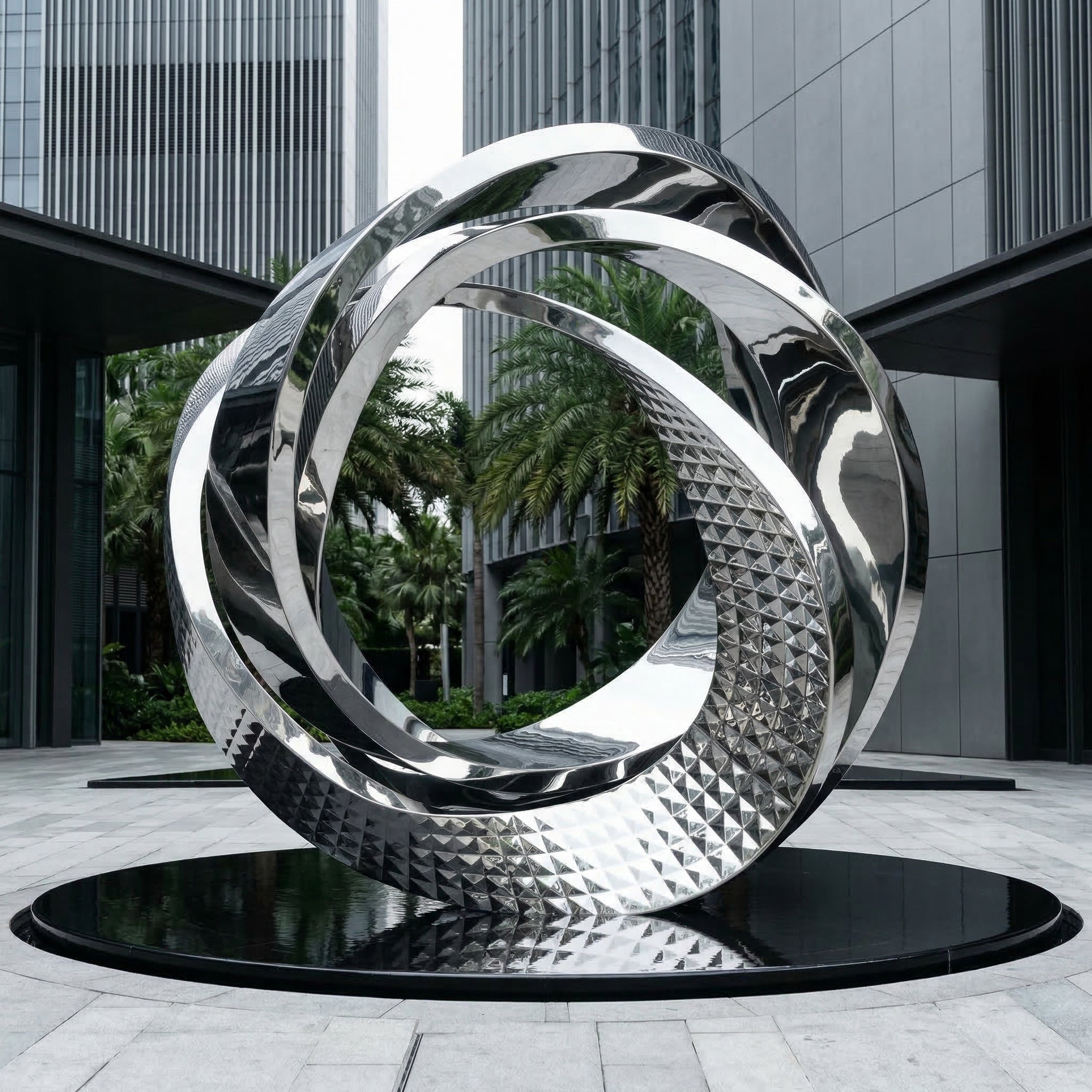 Vela-Stainless-Steel-Infinity-Loop-Sculpture-Faceted-Plaza-Statement-VSSSS-563-03