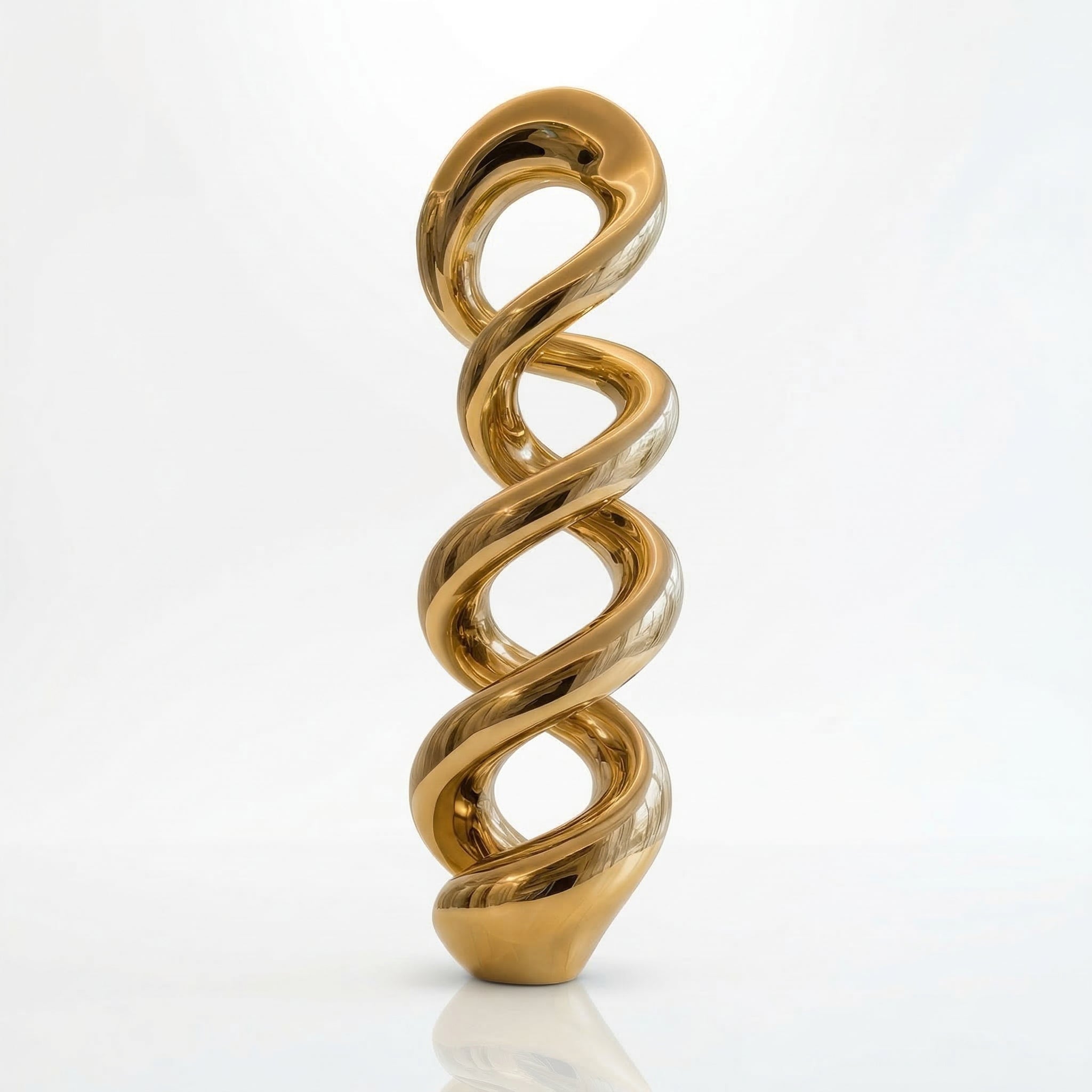 Vela Stainless Steel Infinity Ribbon Sculpture Floor Standing VSSSS-5174