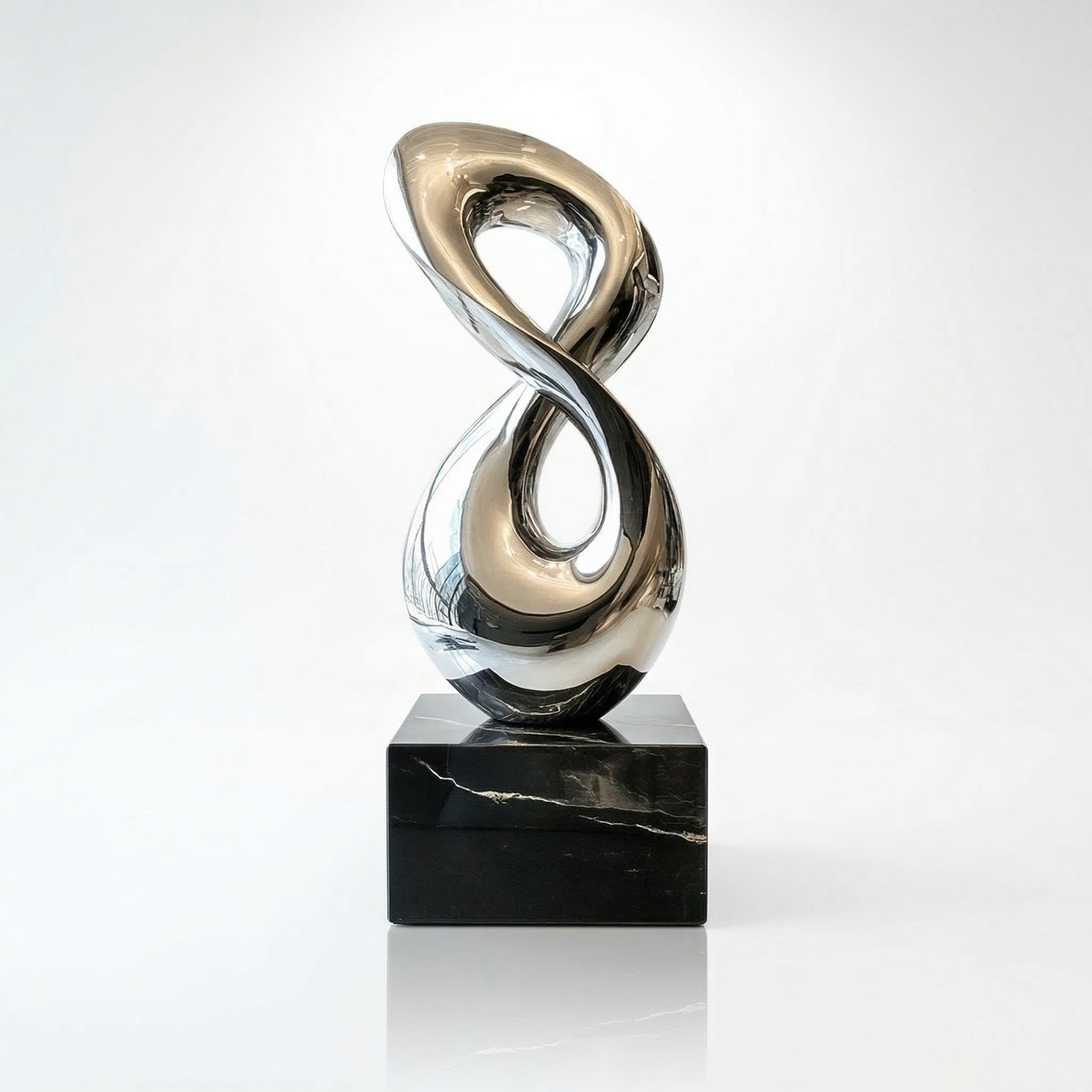 Vela Stainless Steel Infinity Sculpture Poolside Loop VSSSS-5834