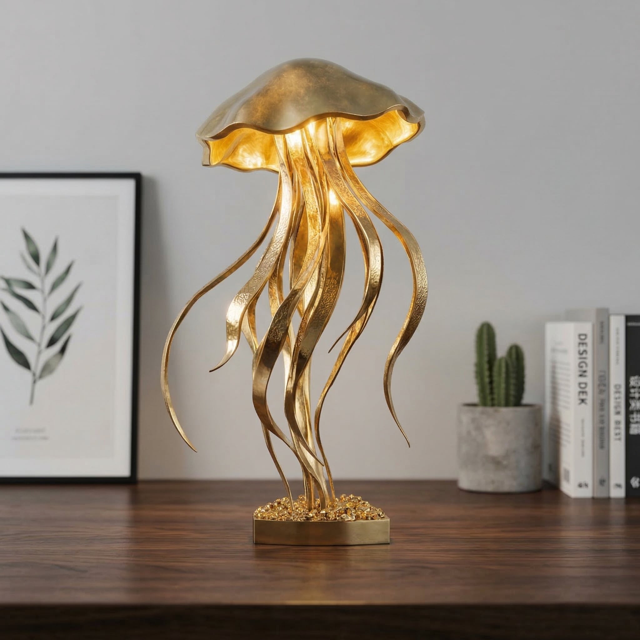 Vela-Stainless-Steel-Marine-Inspired-Jellyfish-Sculpture-Tabletop-Accent-VSSS-4823-01