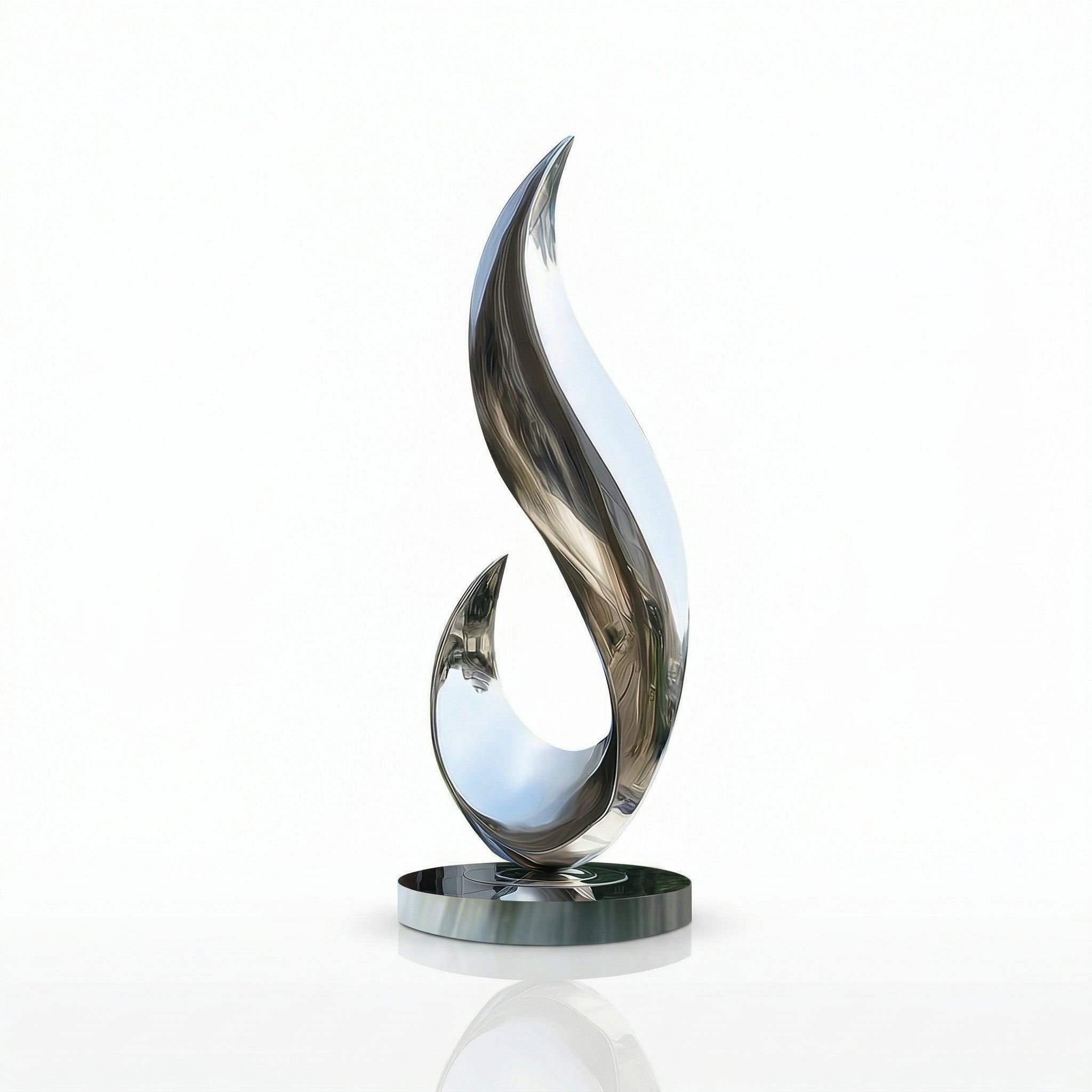 Vela-Stainless-Steel-Modern-Abstract-Sculpture-Elongated-Flame-Like-Form-VSSSS-6147-03