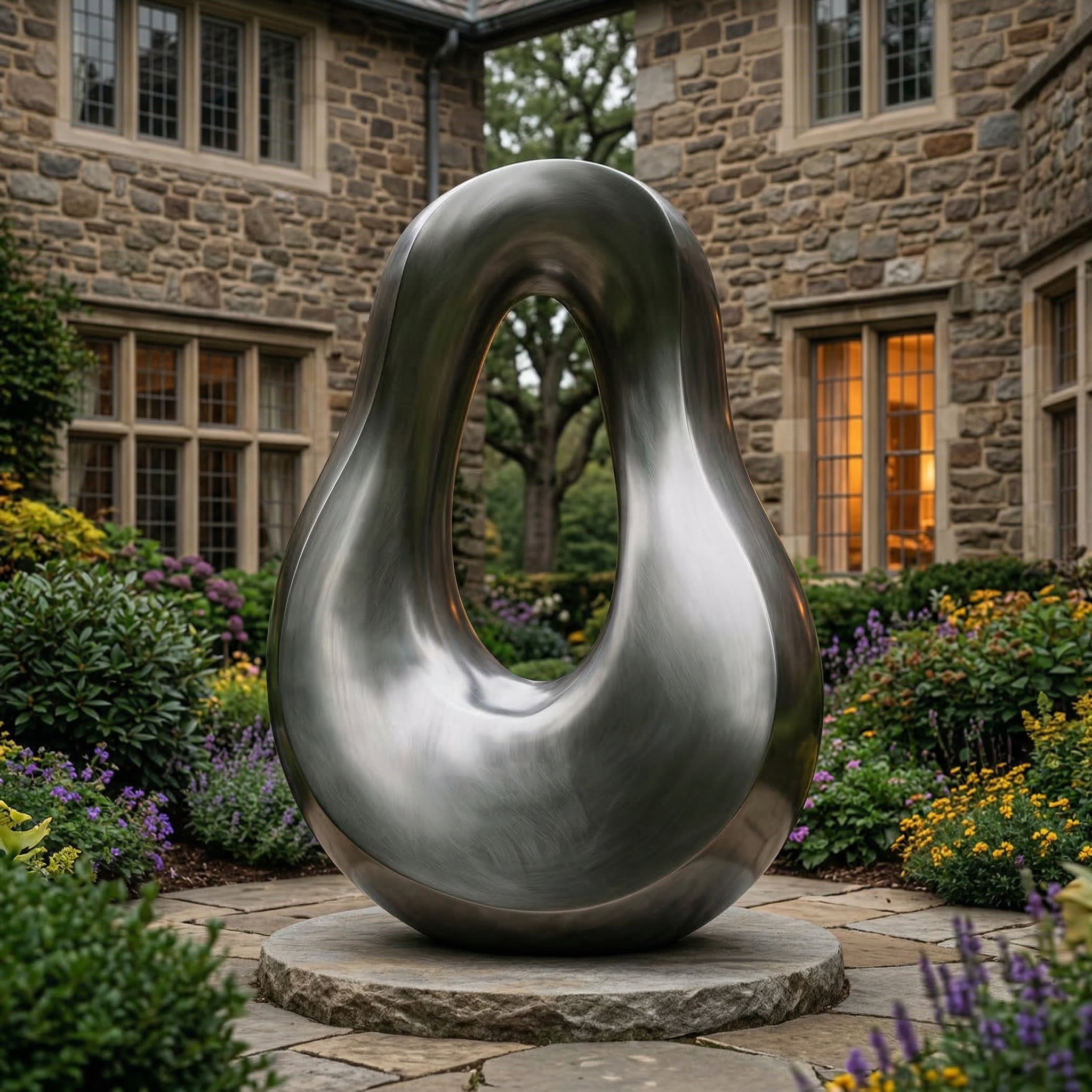 Vela Stainless Steel Modern Abstract Sculpture Entrance & Driveway VSSSS-7814