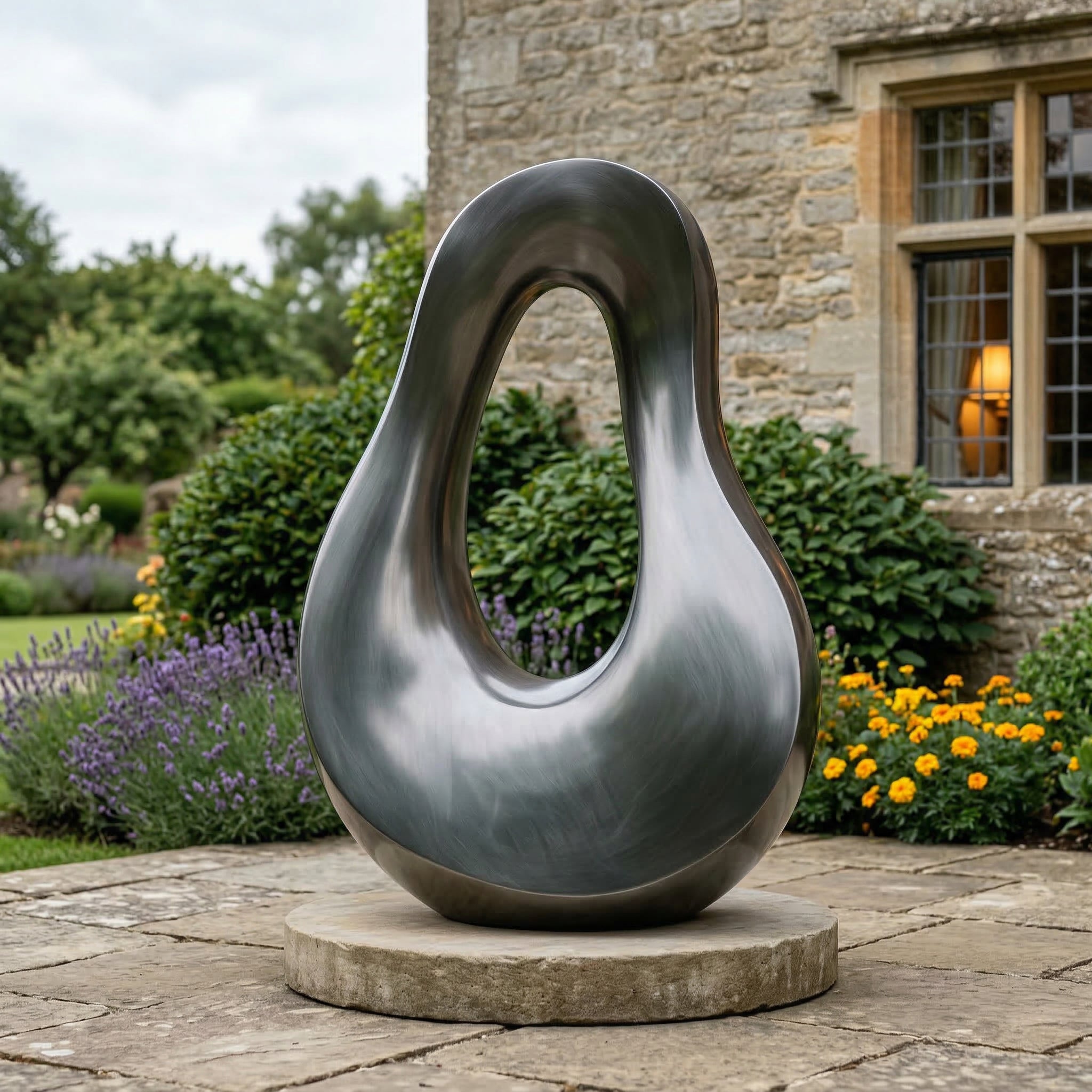 Vela Stainless Steel Modern Abstract Sculpture Entrance & Driveway VSSSS-7814