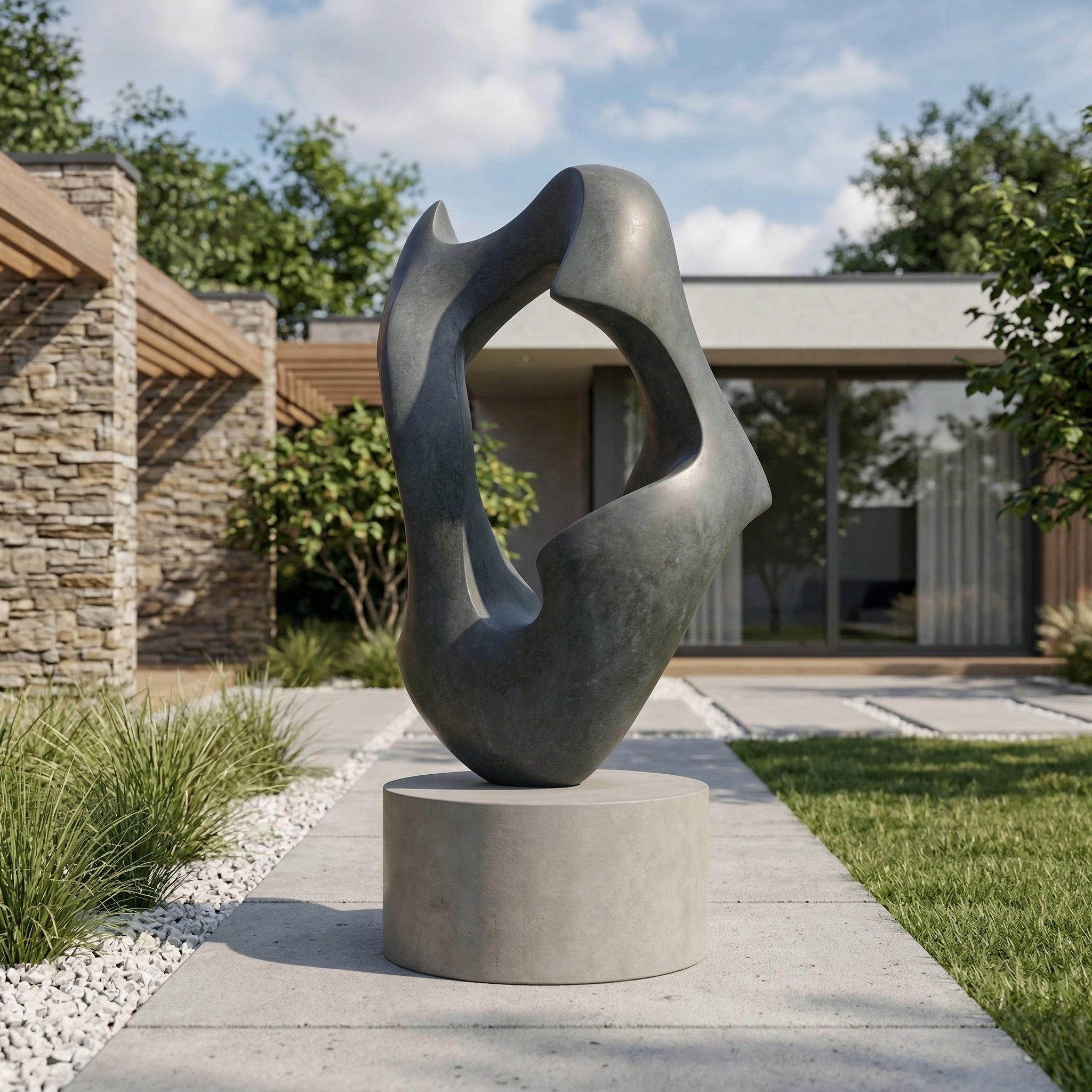 Vela-Stainless-Steel-Modern-Abstract-Sculpture-Entrance-Placement-VSSSS-7301-04