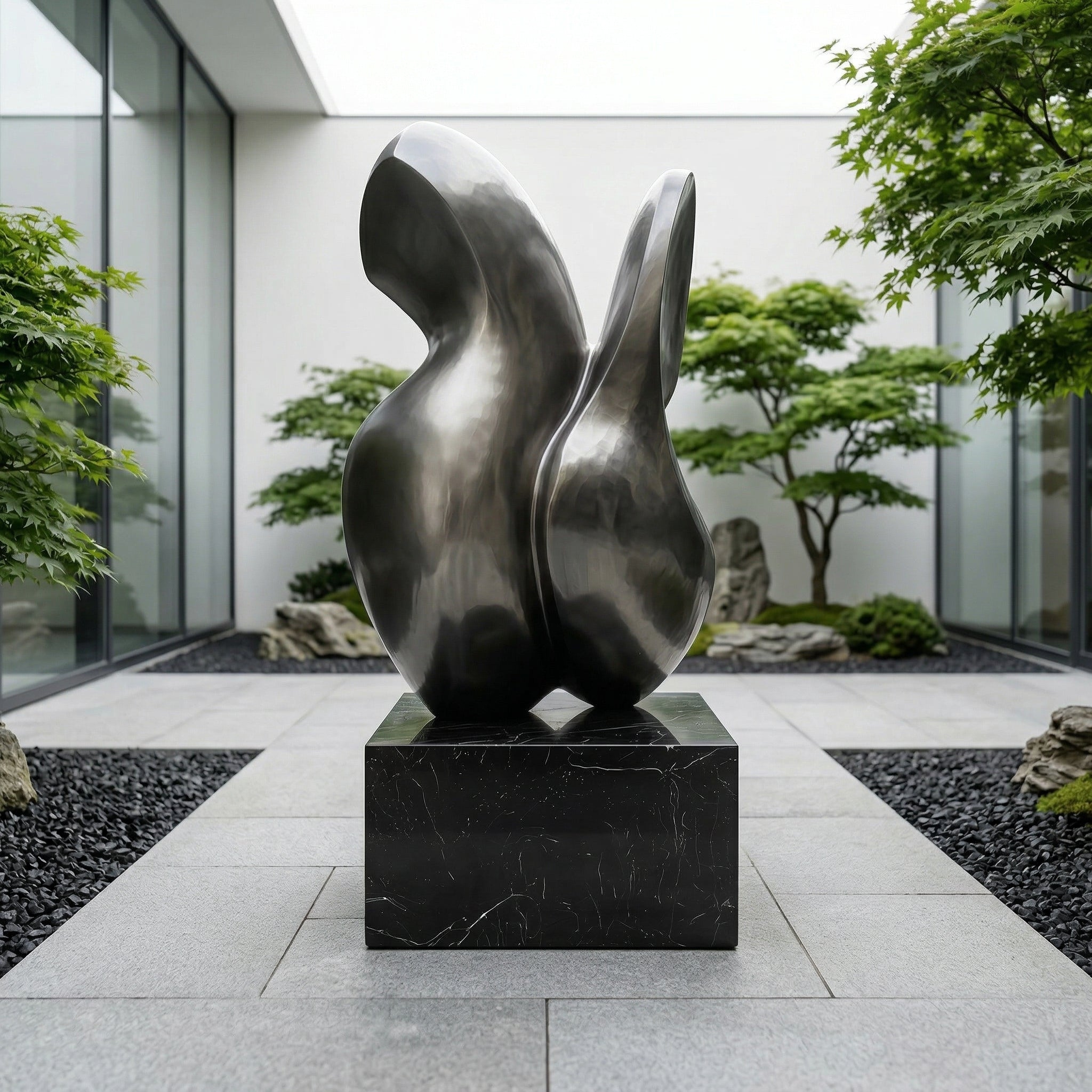 Vela-Stainless-Steel-Modern-Abstract-Sculpture-Paired-Flowing-Forms-VSSSS-6241-02