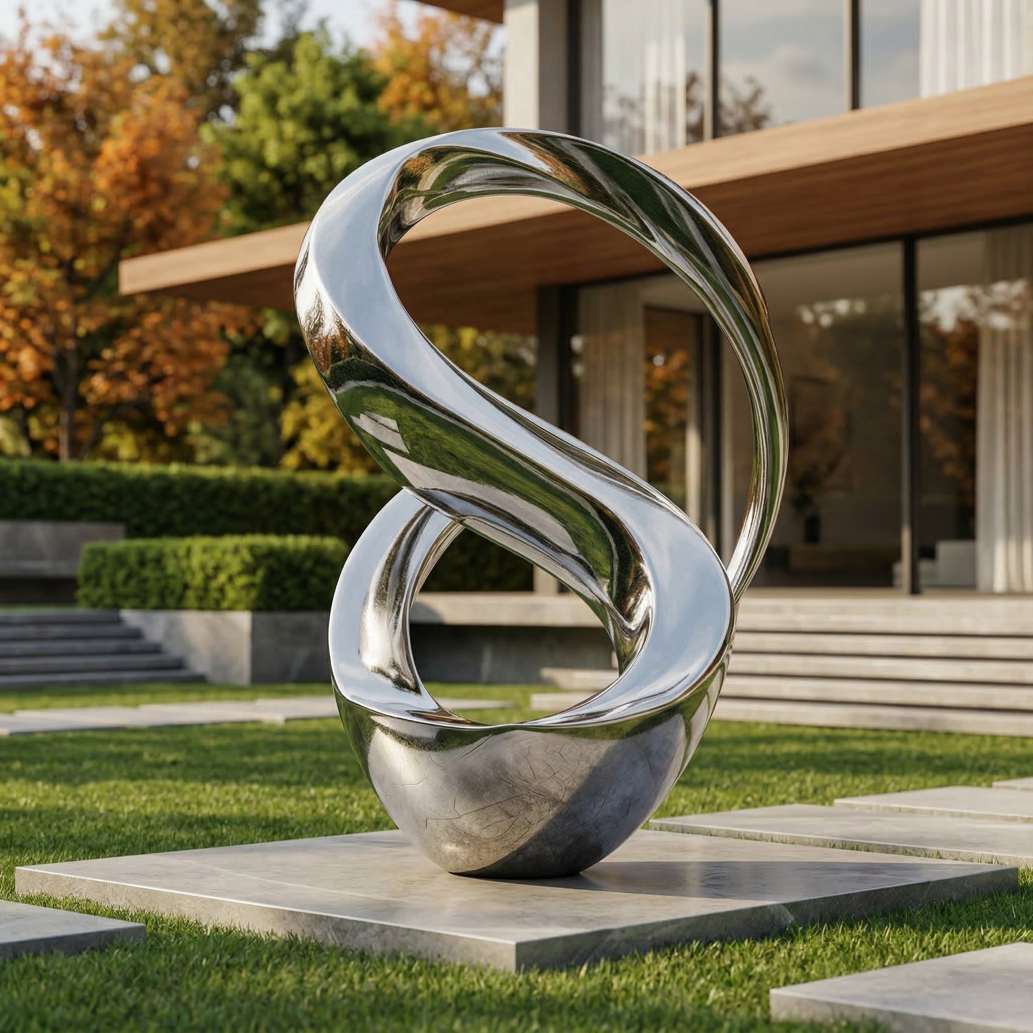 Vela-Stainless-Steel-Modern-Abstract-Sculpture-Ribbon-Form-Entrance-Driveway-VSSSS-7426-01