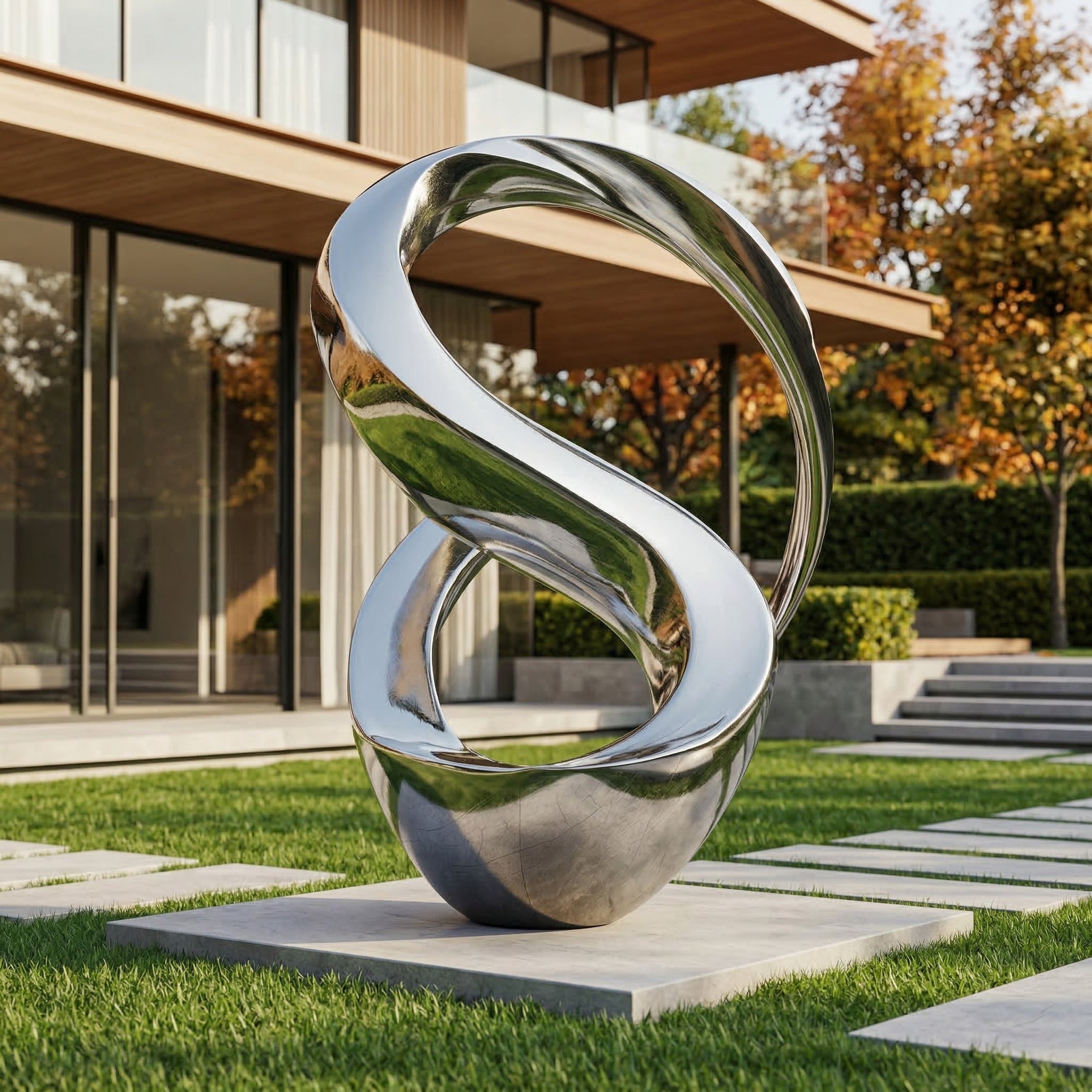 Vela-Stainless-Steel-Modern-Abstract-Sculpture-Ribbon-Form-Entrance-Driveway-VSSSS-7426-04