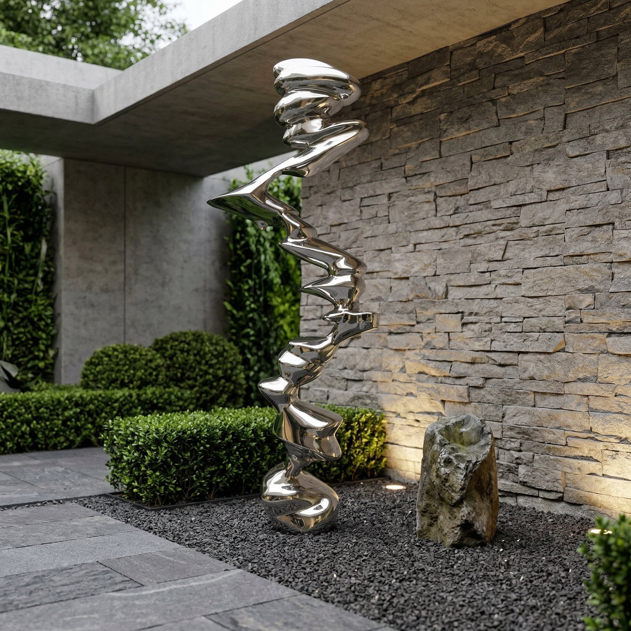 Vela-Stainless-Steel-Modern-Abstract-Sculpture-Twisting-Ribbon-Column-VSSSS-1187-03