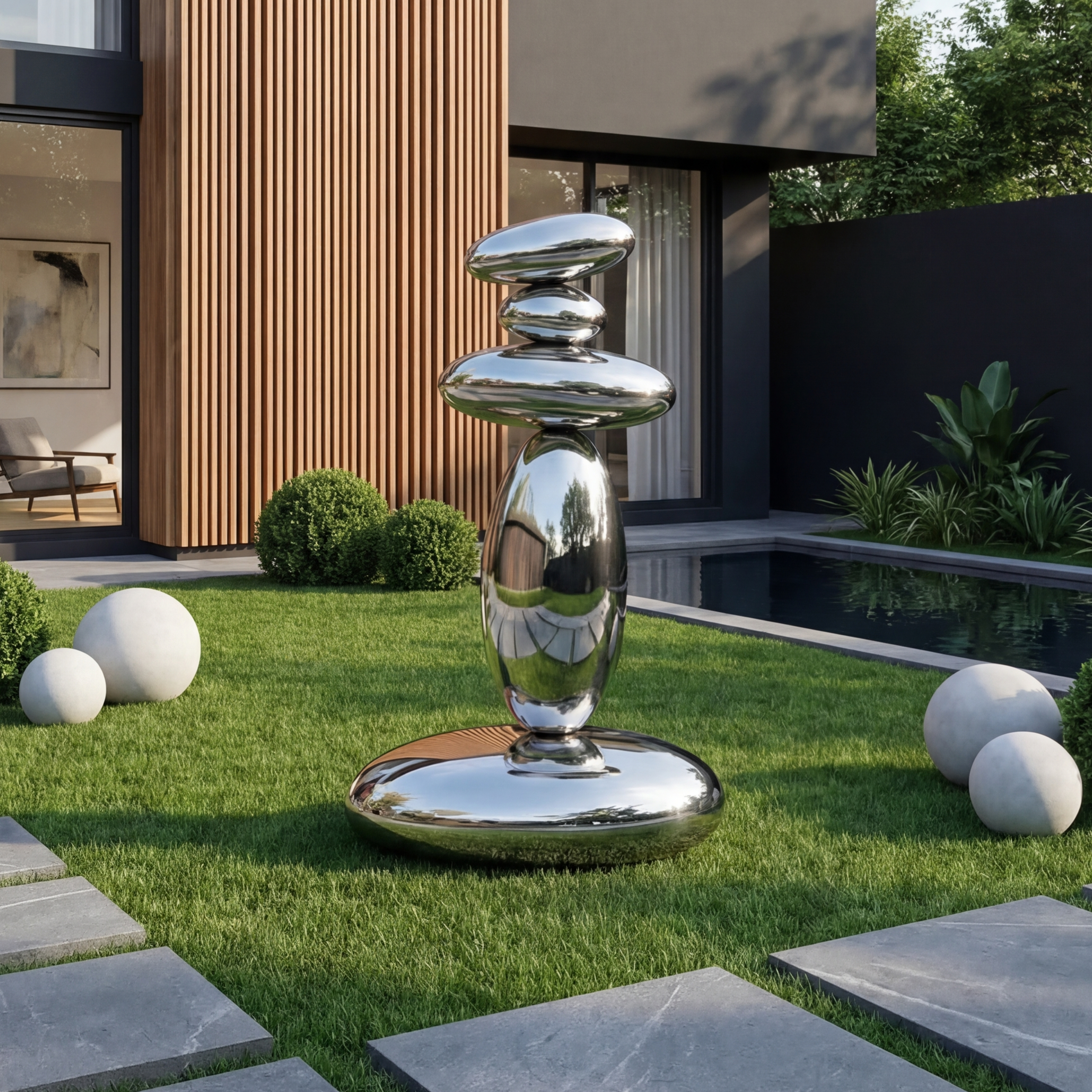 Vela-Stainless-Steel-Modern-Abstract-Sculpture-Vertical-Stacked-Forms-VSSSS-6038-01