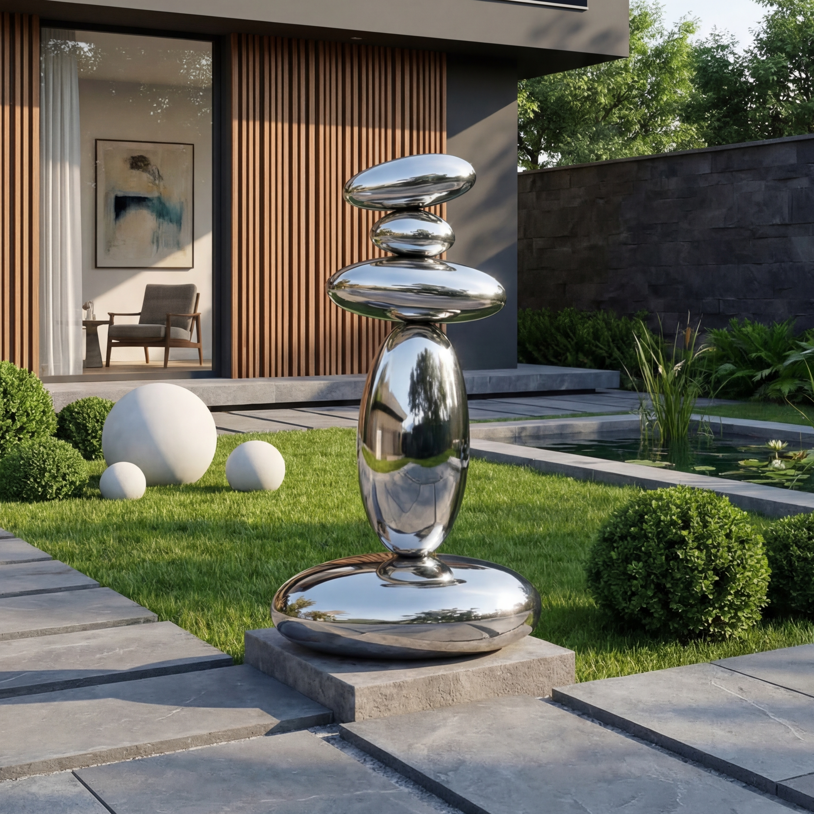 Vela-Stainless-Steel-Modern-Abstract-Sculpture-Vertical-Stacked-Forms-VSSSS-6038-02