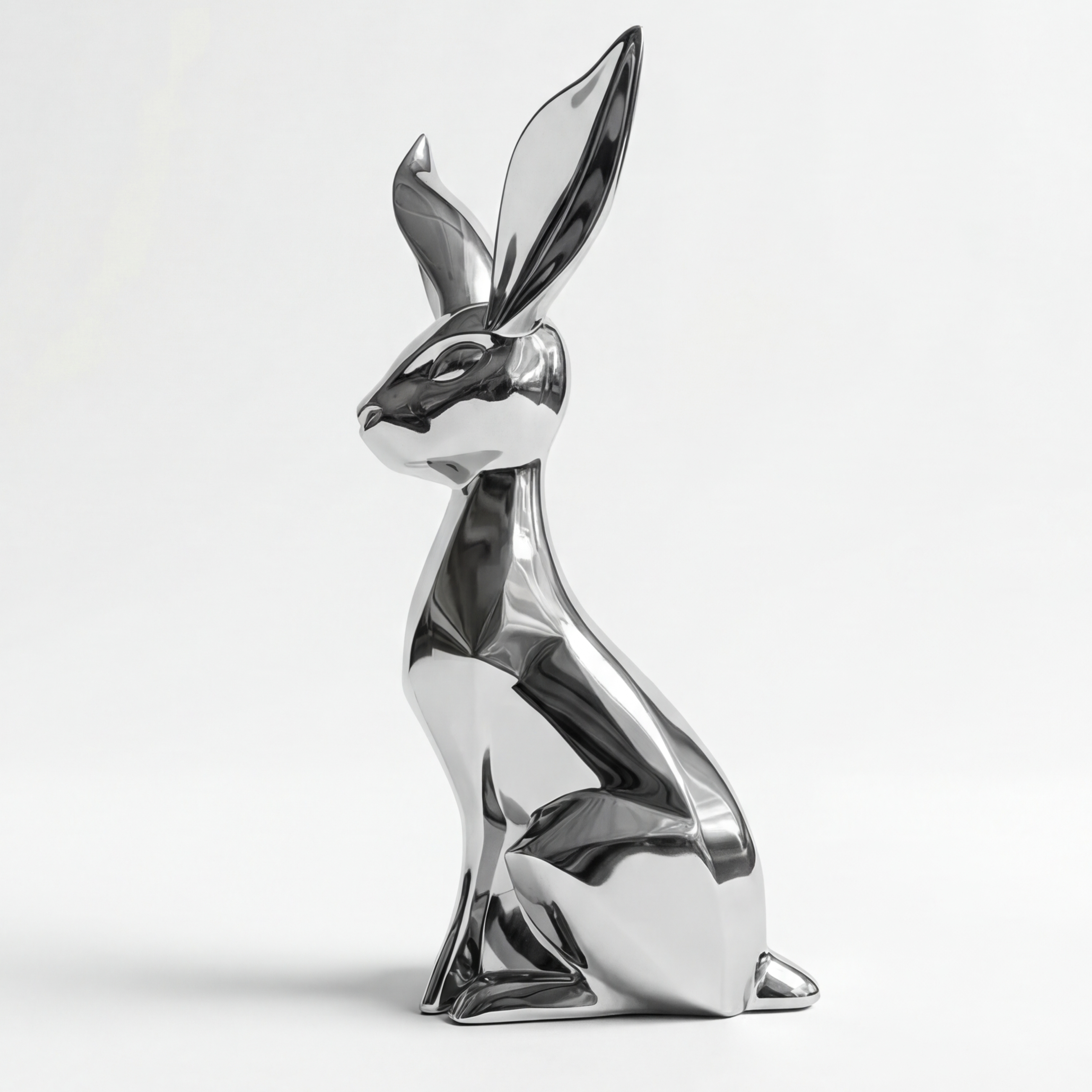 Vela-Stainless-Steel-Rabbit-Sculpture-Faceted-Seated-Form-VSSSS-482-01